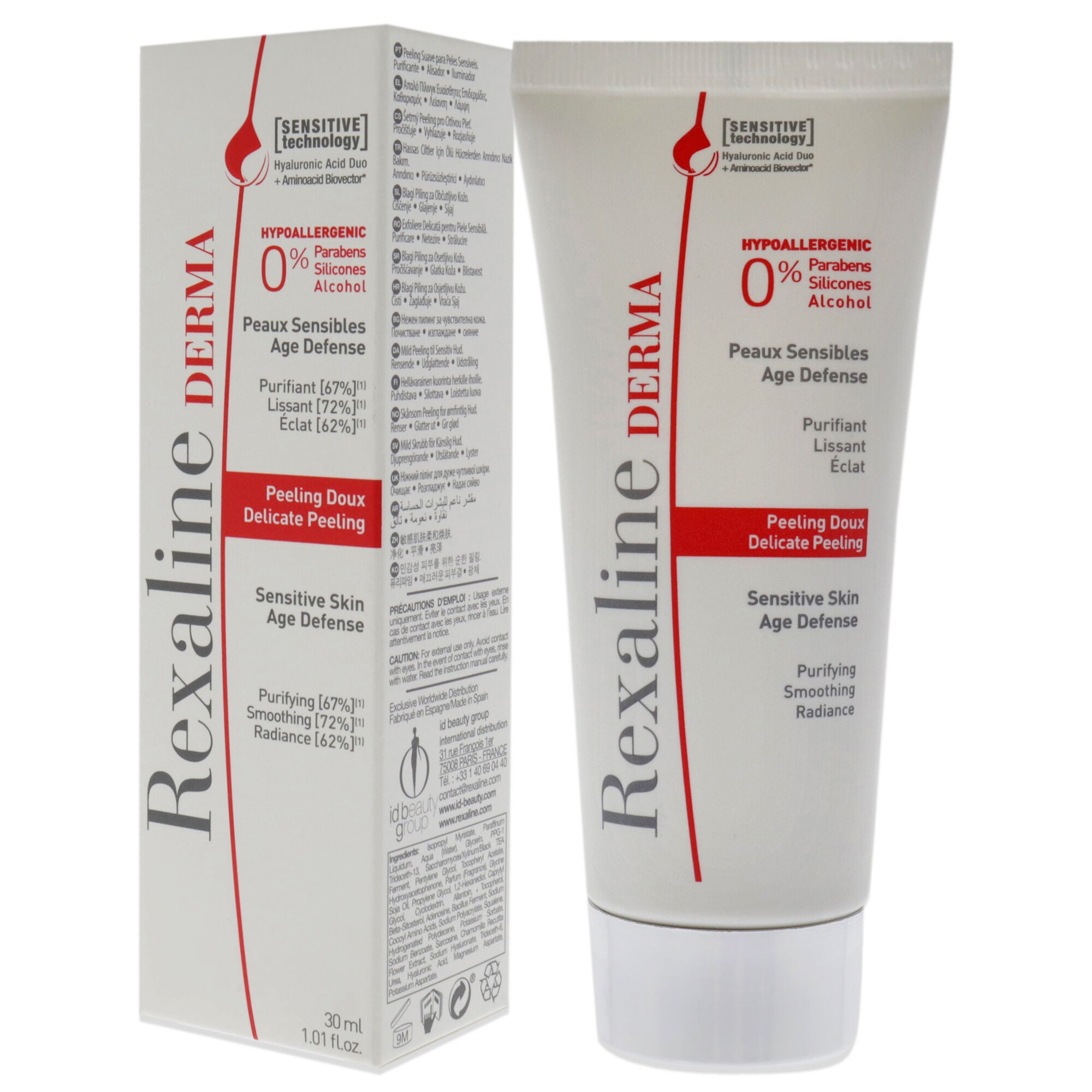 Derma Delicate Peeling by Rexaline for Unisex - 1.01 oz Exfoliator, See Description, alternate image number 3
