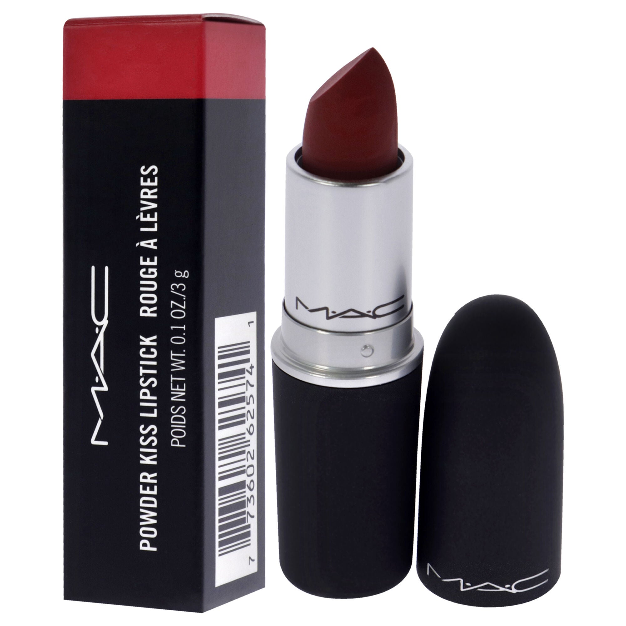 Powder Kiss Lipstick - 935 Ruby New by MAC for Women - 0.1 oz Lipstick, , alternate image number 8