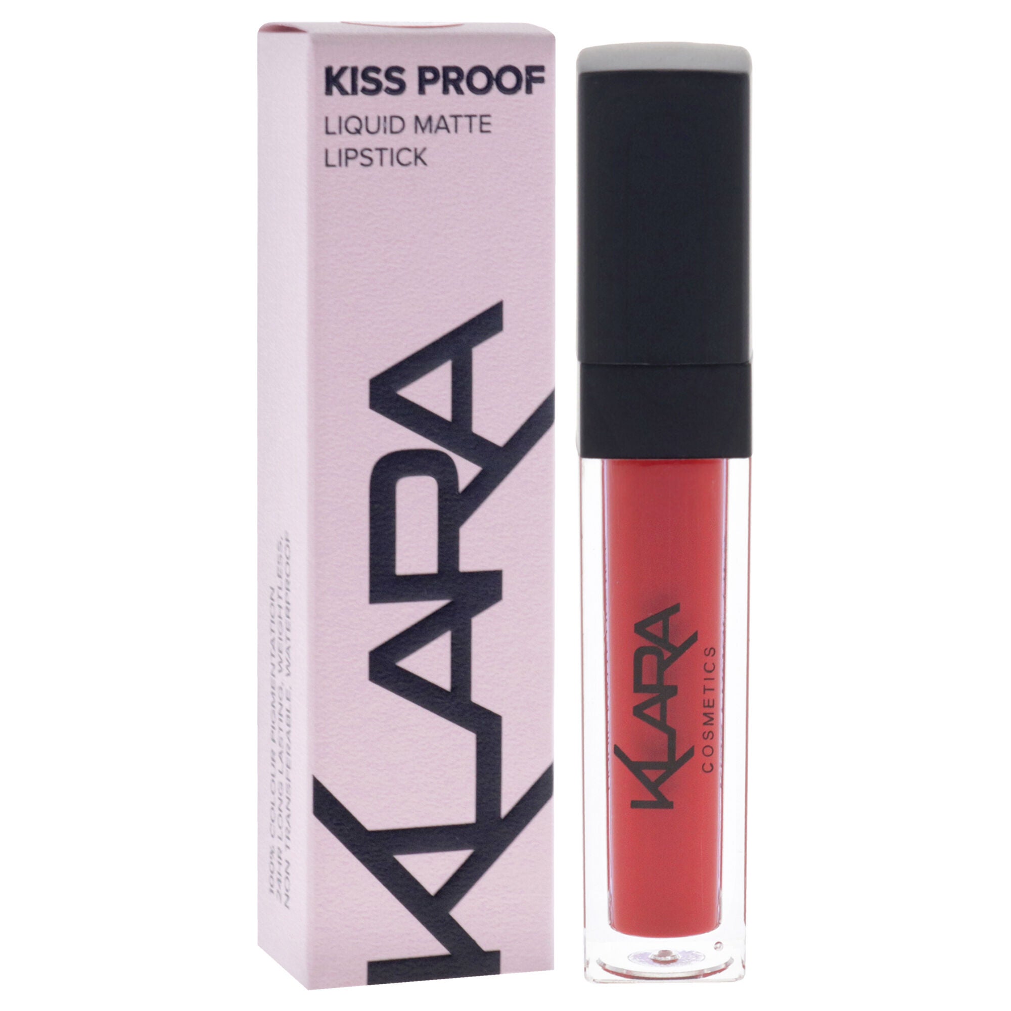 Kiss Proof Lipstick Liquid Matte - 5 Flaming Red by Klara for Women - 0.27 oz Lipstick, See Description, alternate image number 2