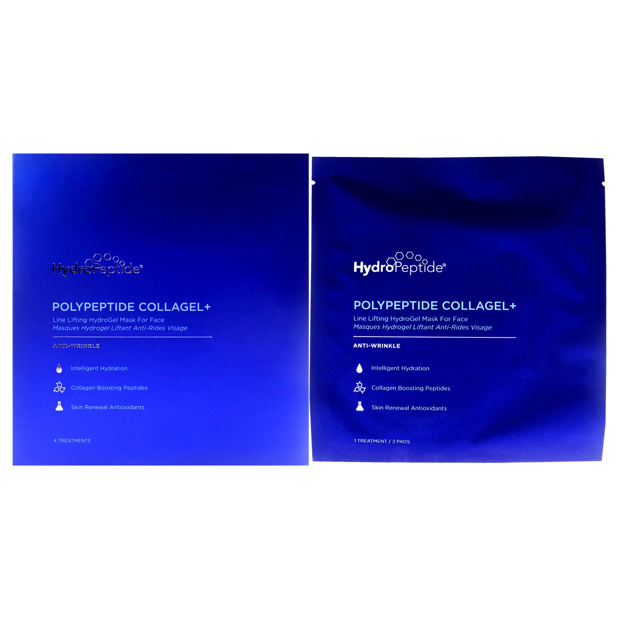 Polypeptide Collagel Plus Line Lifting Hydrogel Mask For Face by Hydropeptide for Unisex - 4 Pc Treatment, , alternate image number 5