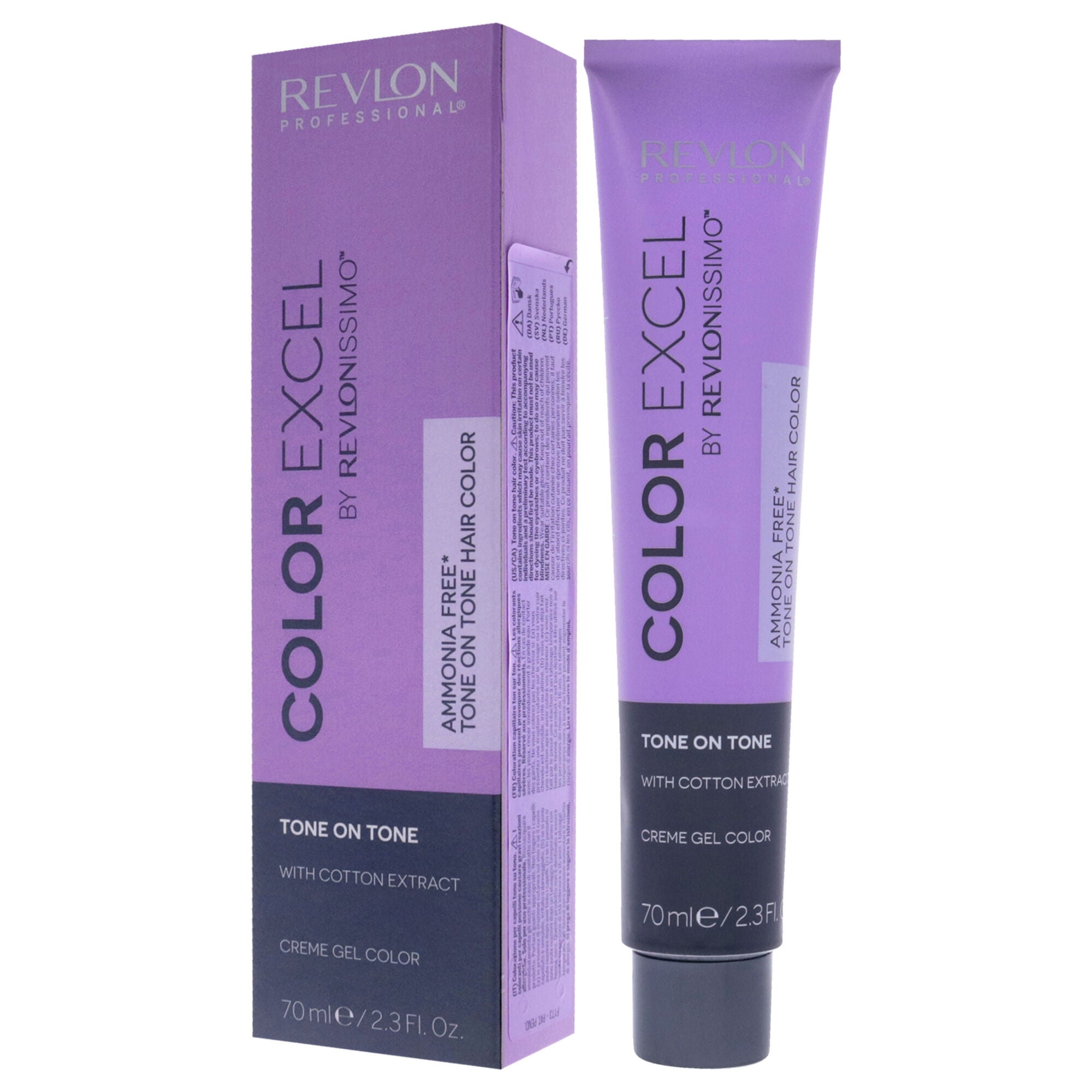 Revlonissimo Color Excel - 4.42 Medium Chestnut Iridescent Brown by Revlon for Unisex - 2.3 oz Hair Color, , alternate image number 7