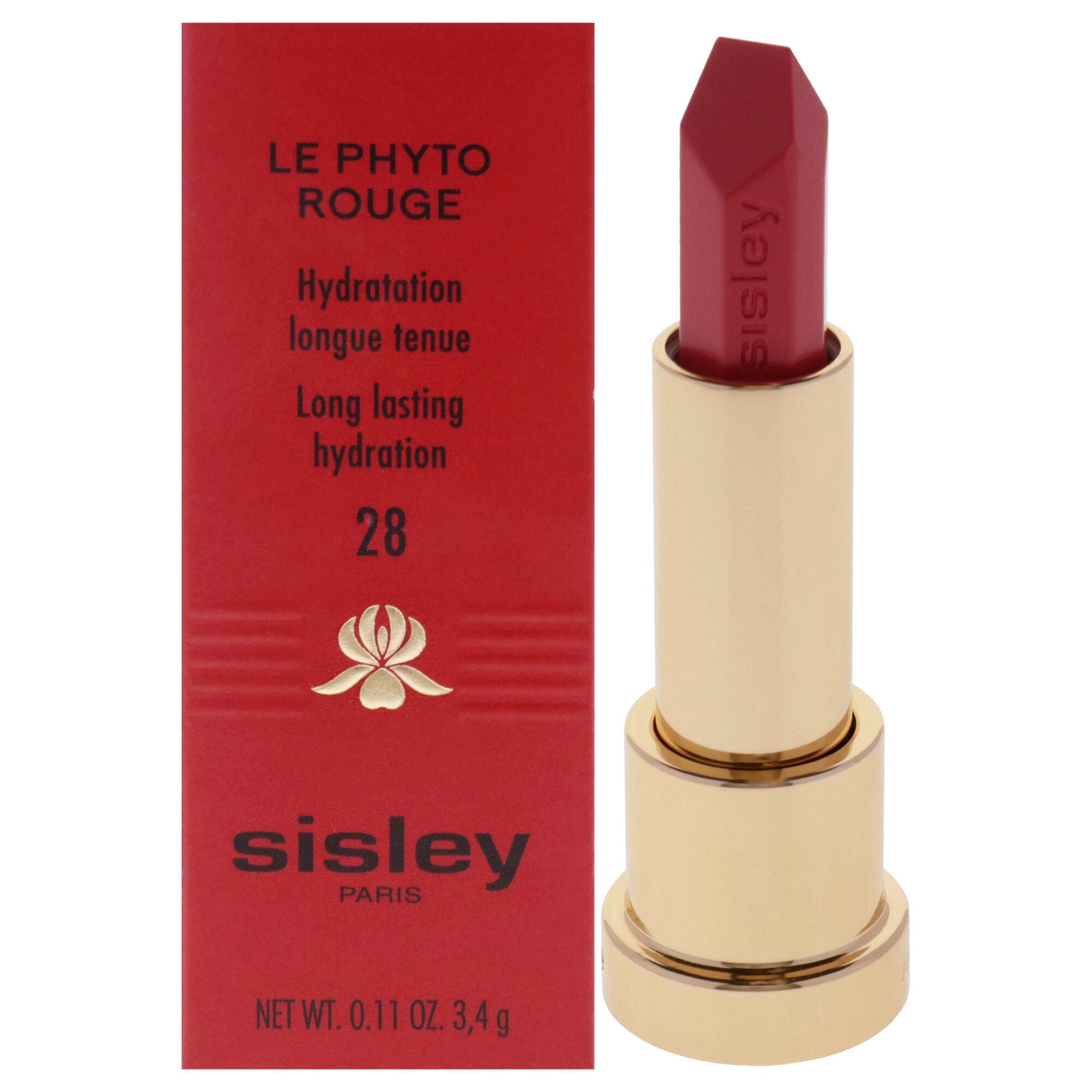 Le Phyto Rouge Lipstick - 28 Rose Shanghai by Sisley for Women - 0.11 oz Lipstick, See Description, hi-res image number 0