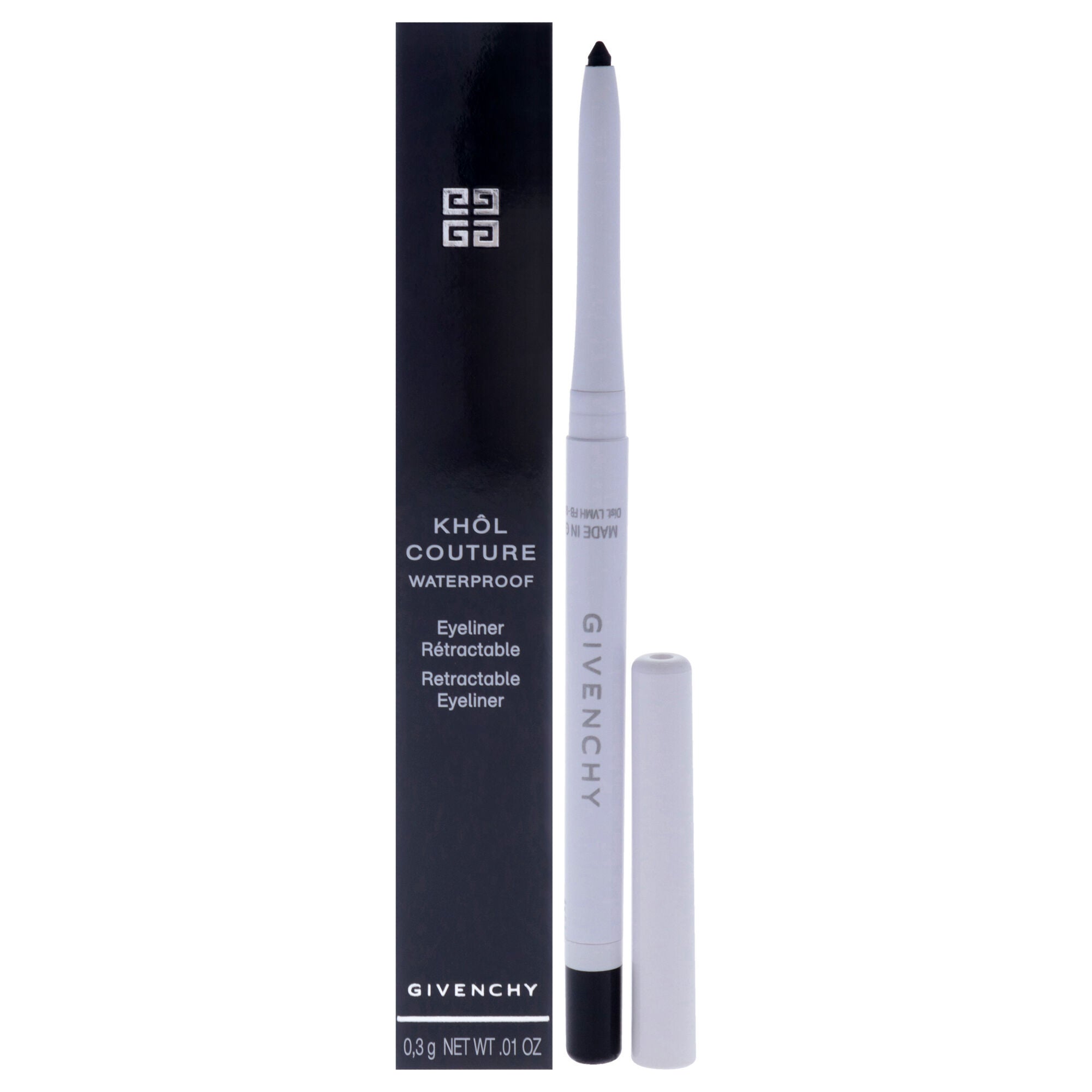 Khol Couture Waterproof Retractable Eyeliner - 01 Black by Givenchy for Women - 0.01 oz Eye Pencil, See Description, hi-res image number 0