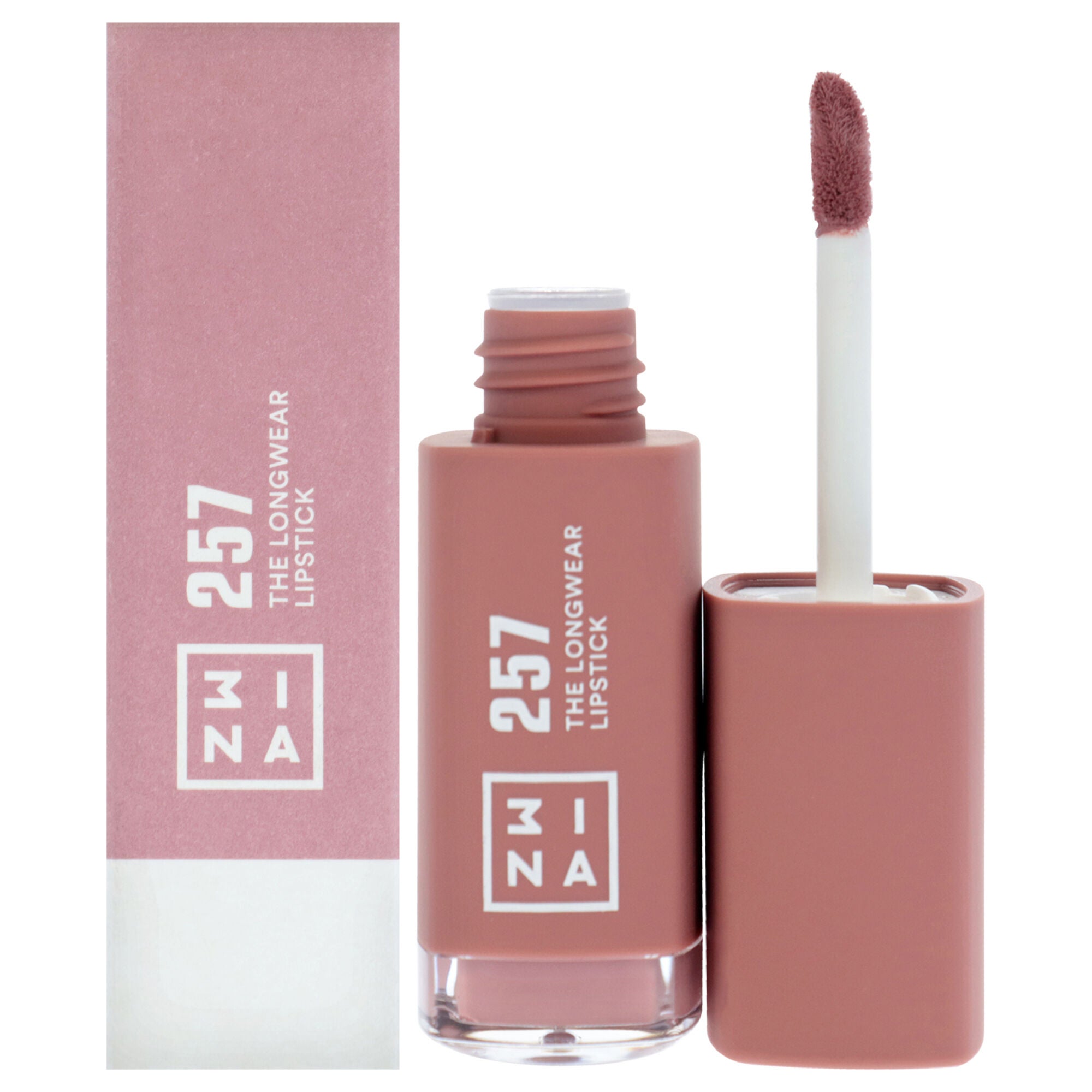 The Longwear Lipstick - 257 Wine Red by 3INA for Women - 0.20 oz Lipstick, See Description, hi-res image number 0