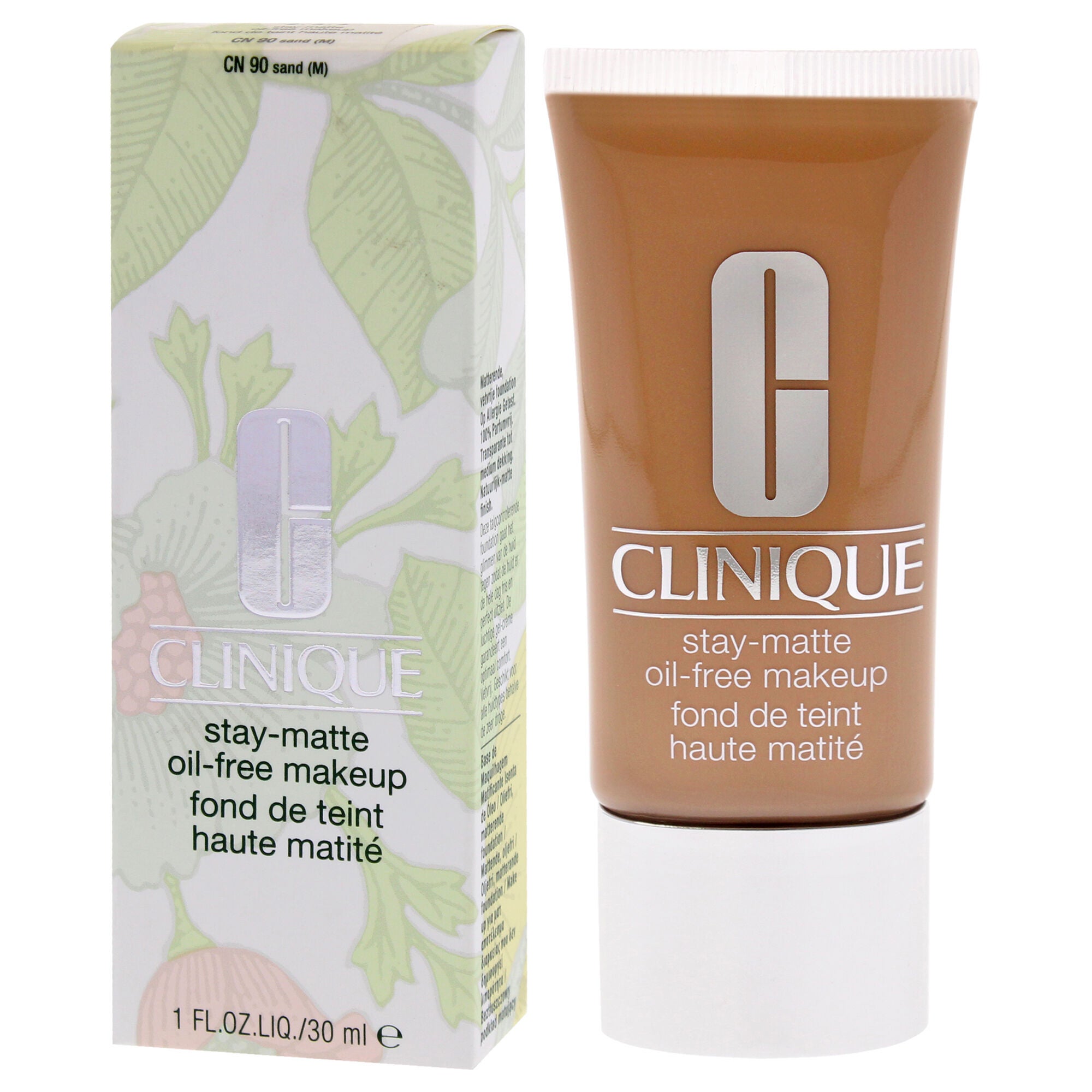 Stay-Matte Oil-Free Makeup - 19 Sand (M-N) - Dry Combination To Oily by Clinique for Women - 1 oz Makeup, See Description, alternate image number 3