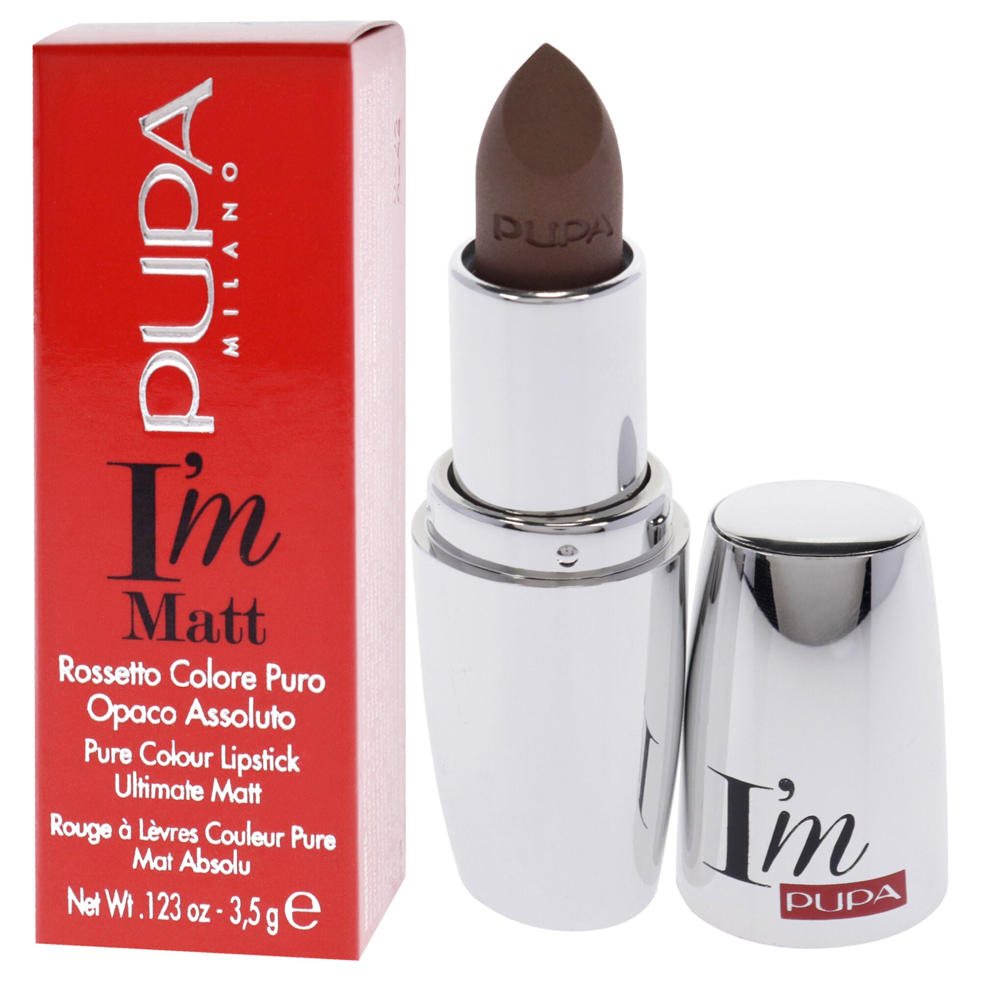 I Am Matte Pure Colour Lipstick - 015 Tempting Taupe by Pupa Milano for Women - 0.123 oz Lipstick, See Description, alternate image number 3
