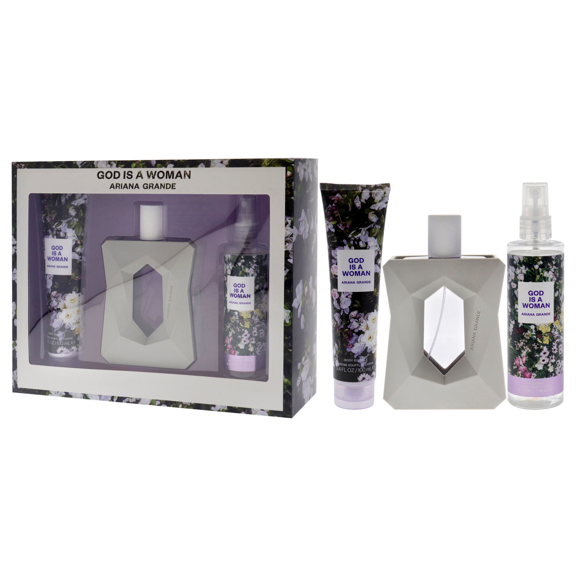 God Is A Woman by Ariana Grande for Women - 3 Pc Gift Set 3.4oz EDP Spray, 4oz Body Mist, 3.4oz Body Souffle, , alternate image number 7