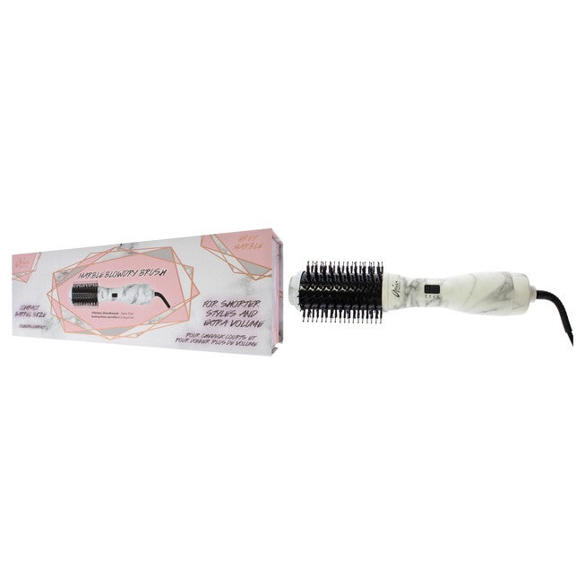 Blowdry Brush - Grey Marble by Aria Beauty for Women - 1 Pc Brush, See Description, alternate image number 2