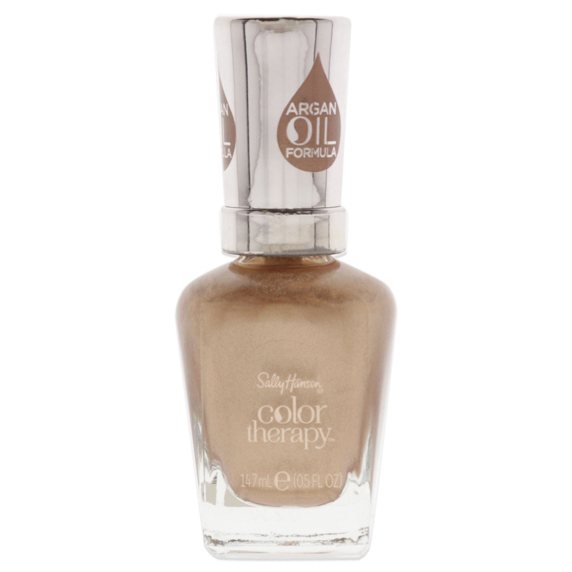 Color Therapy Nail Polish - 170 Glow With The Flow by Sally Hansen for Women - 0.5 oz Nail Polish, Brown, hi-res image number 0