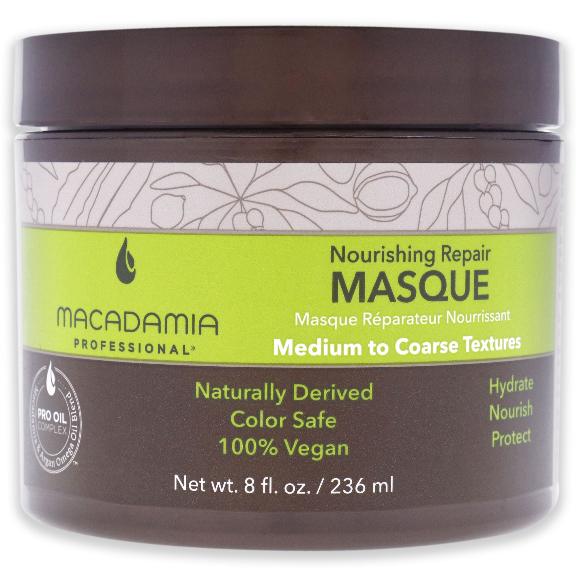 Nourishing Repair Masque by Macadamia Oil for Unisex - 8 oz Masque, See Description, hi-res image number 0