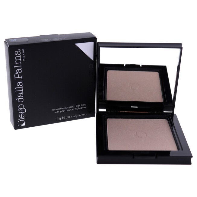 Compact Powder Highlighter - 30 Cold Pink by Diego Dalla Palma for Women - 0.4 oz Highlighter, NA, alternate image number null
