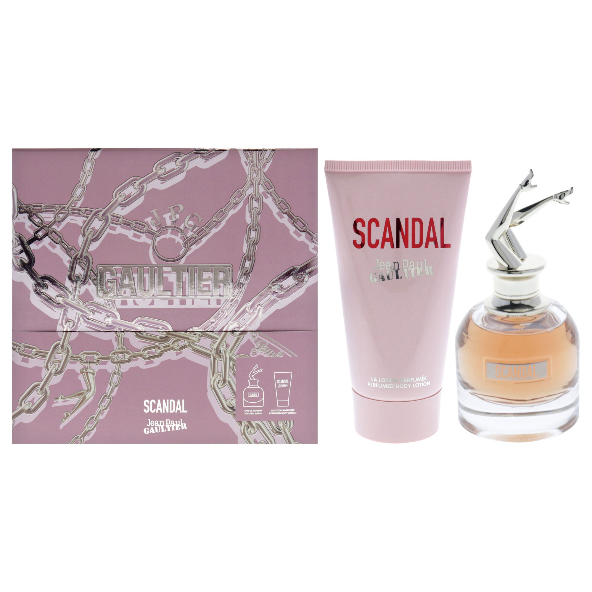 Scandal by Jean Paul Gaultier for Women - 2 Pc Gift Set 1.7oz EDP Spray, 2.5oz Perfumed Body Lotion, See Description, hi-res image number 0