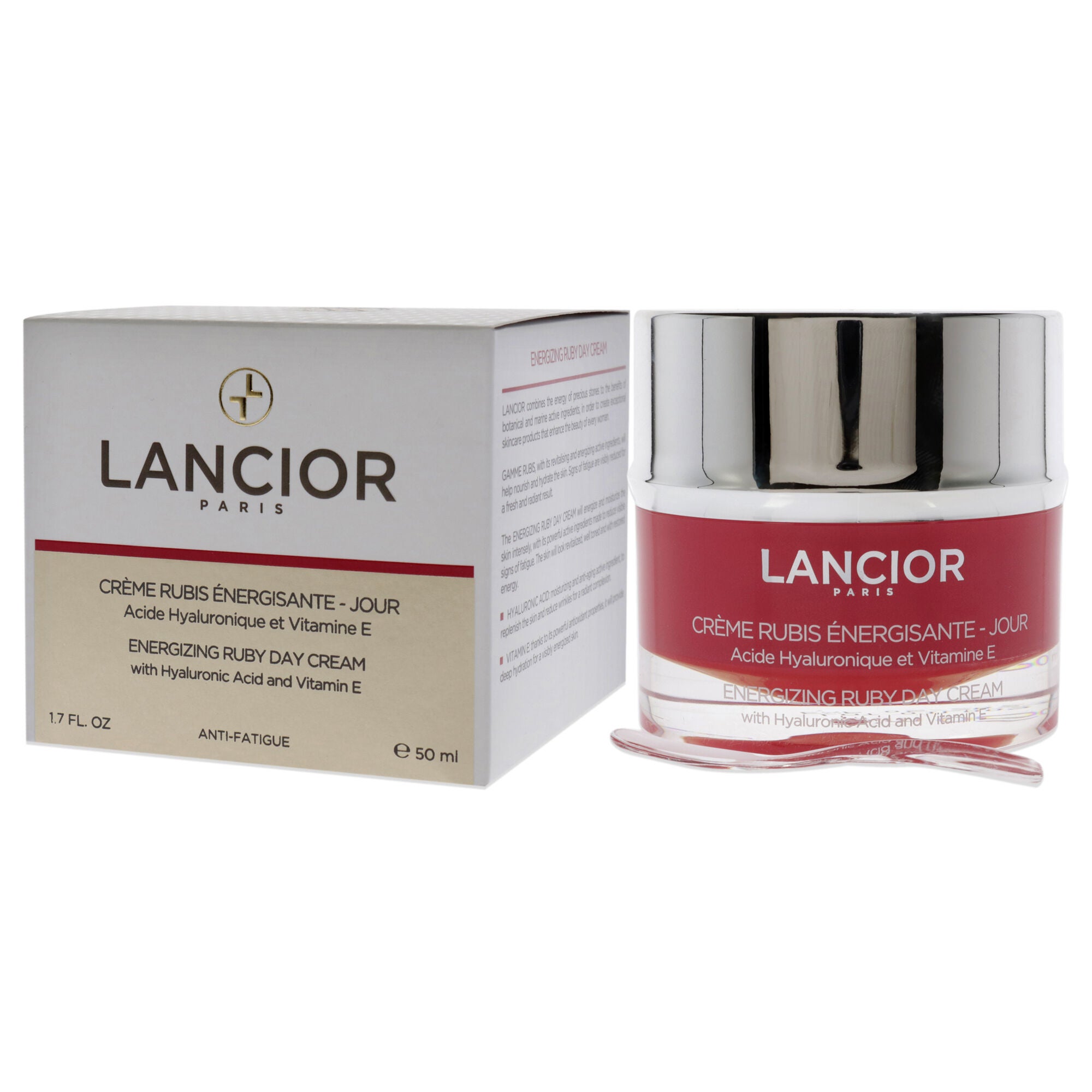 Energizing Ruby Day Cream by Lancior for Unisex - 1.7 oz Cream, White, alternate image number 2