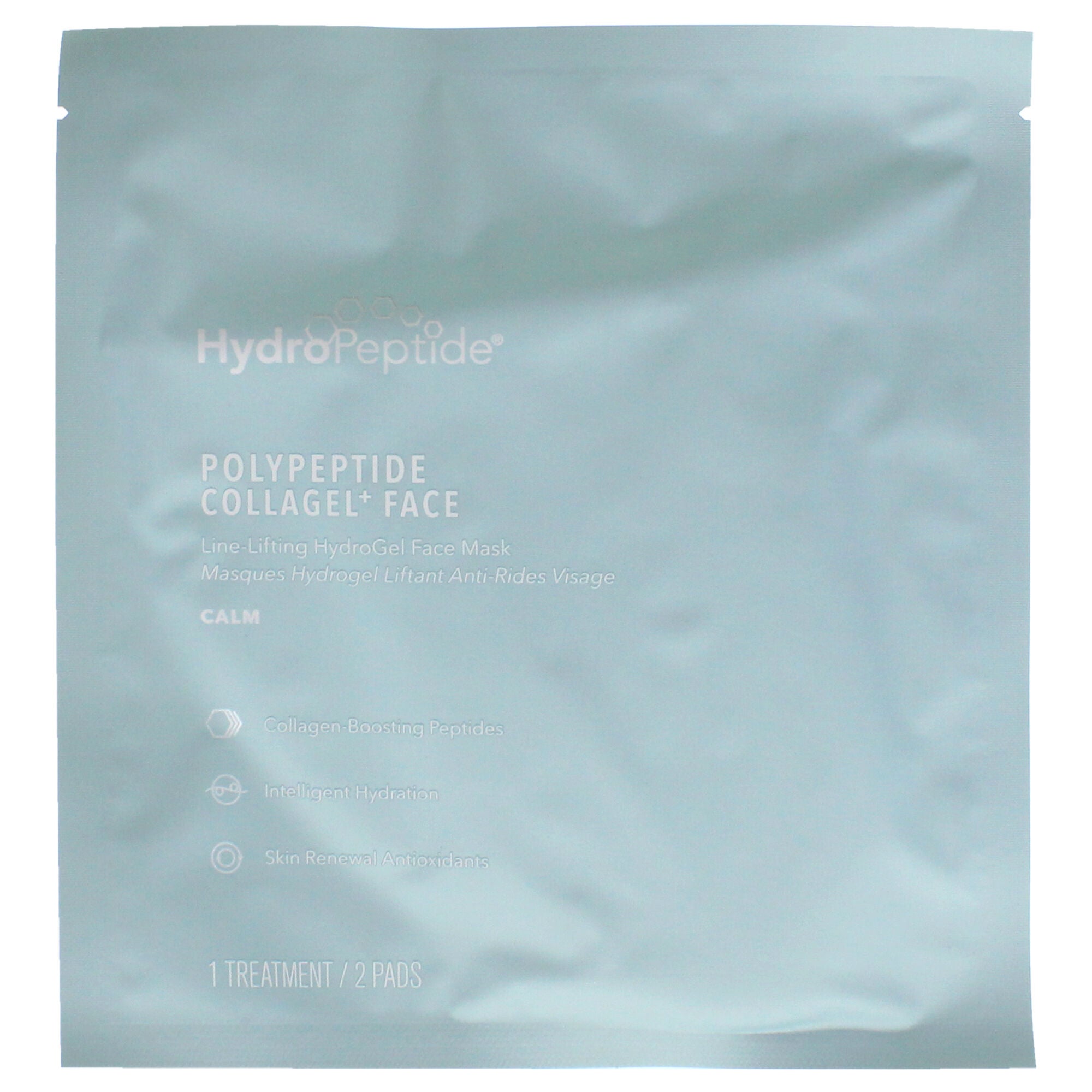 Polypeptide Collagel Plus Line Lifting Hydrogel Mask For Face by Hydropeptide for Unisex - 4 Pc Treatment, See Description, alternate image number 1