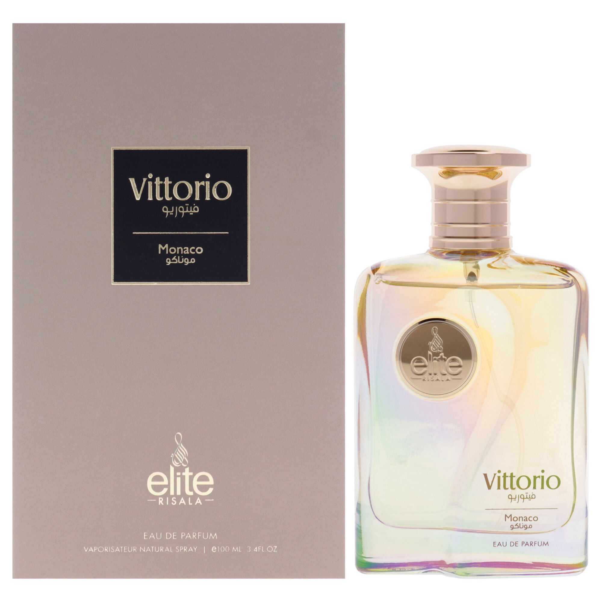 Elite - Vittorio Monaco by Risala for Unisex - 3.4 oz EDP Spray, Clear, hi-res image number 0