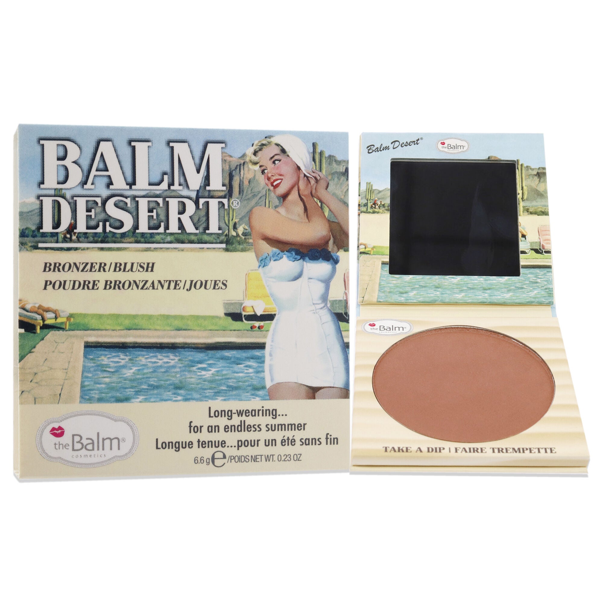 Balm Desert Bronzer-Blush by the Balm for Women - 0.23 oz Blush, See Description, hi-res image number 0