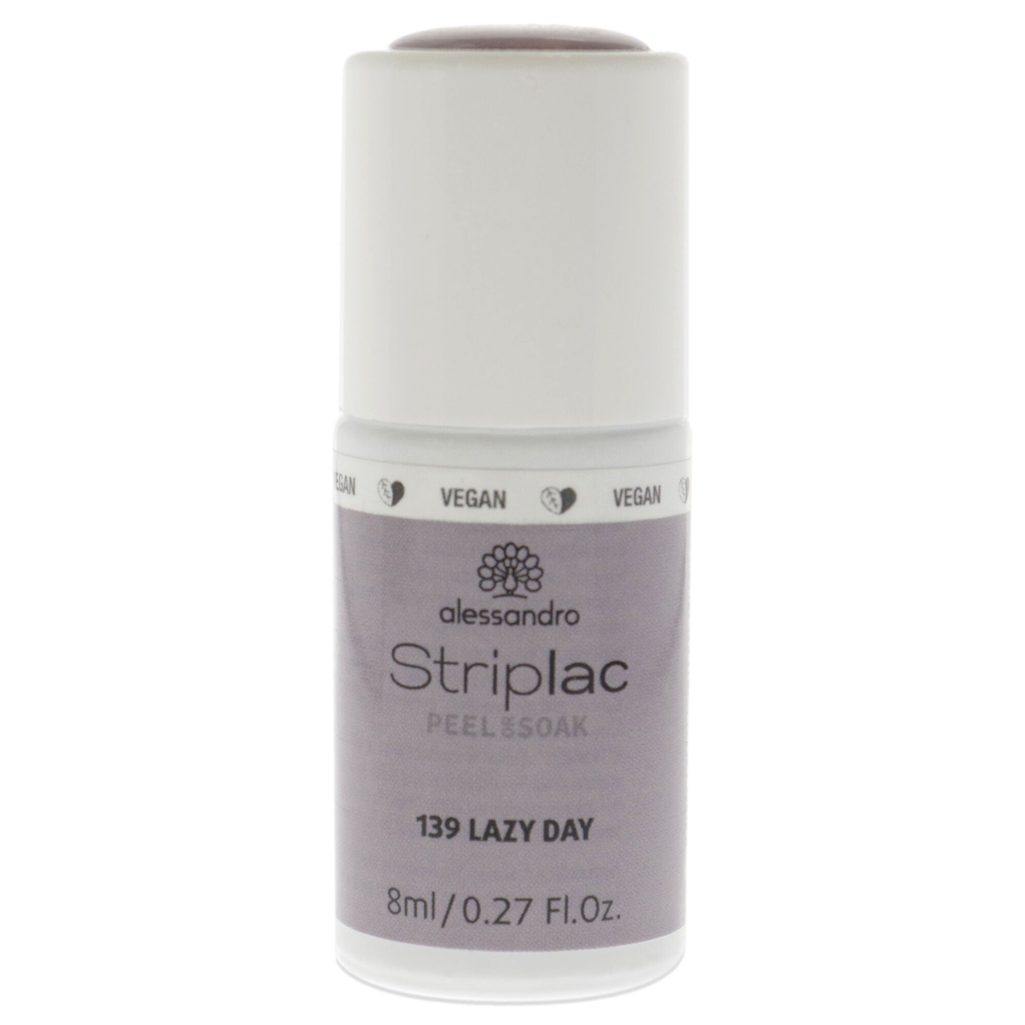 Striplac Peel or Soak - 139 Lazy Day by Alessandro for Women - 0.27 oz Nail Polish, See Description, hi-res image number 0