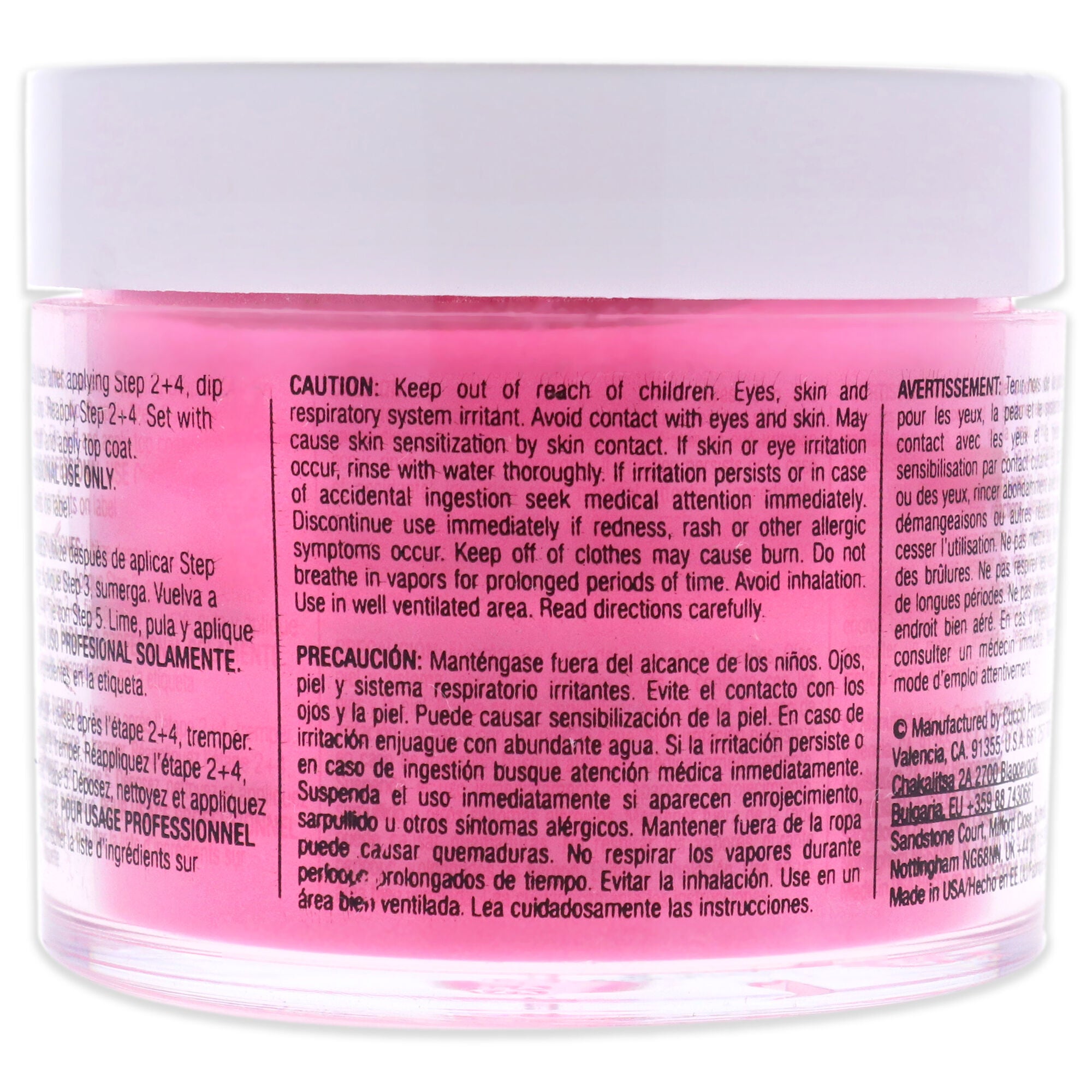 Pro Powder Polish Nail Colour Dip System - Love Is A Battlefield by Cuccio Colour for Women - 1.6 oz Nail Powder, See Description, alternate image number 1