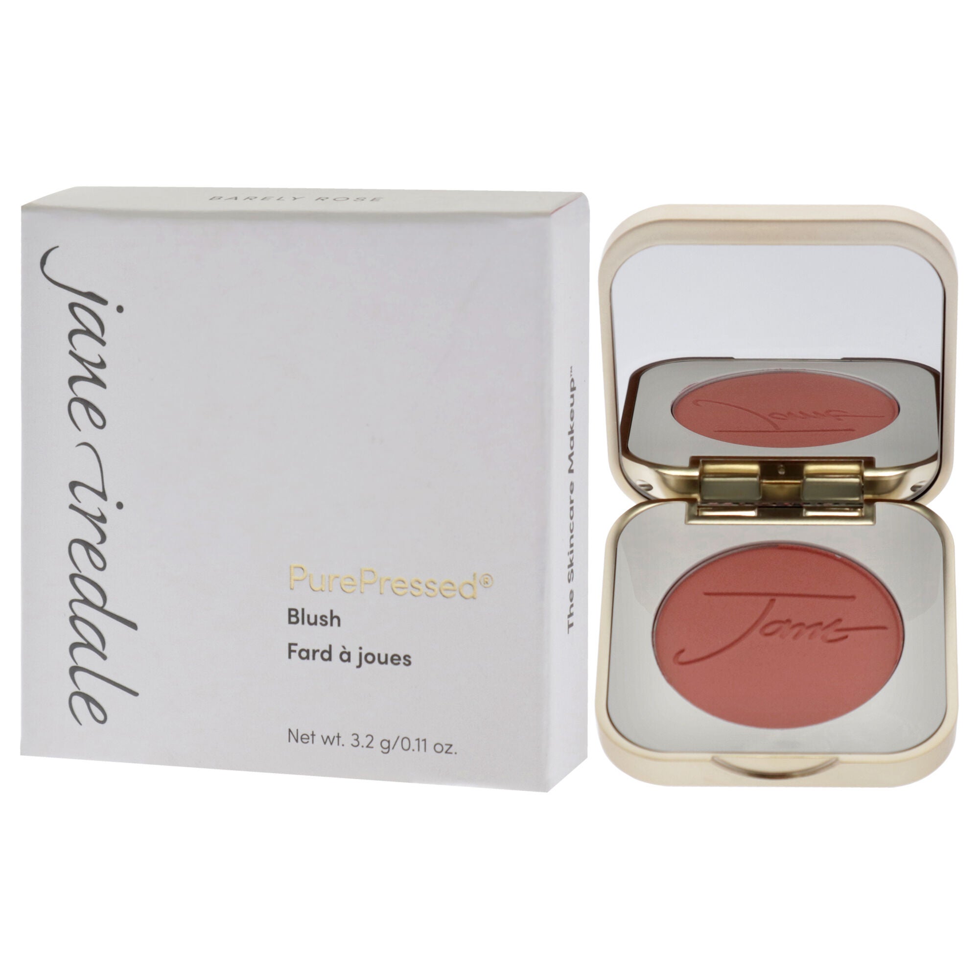 PurePressed Blush - Barely Rose by Jane Iredale for Women - 0.11 oz Blush, See Description, alternate image number 3