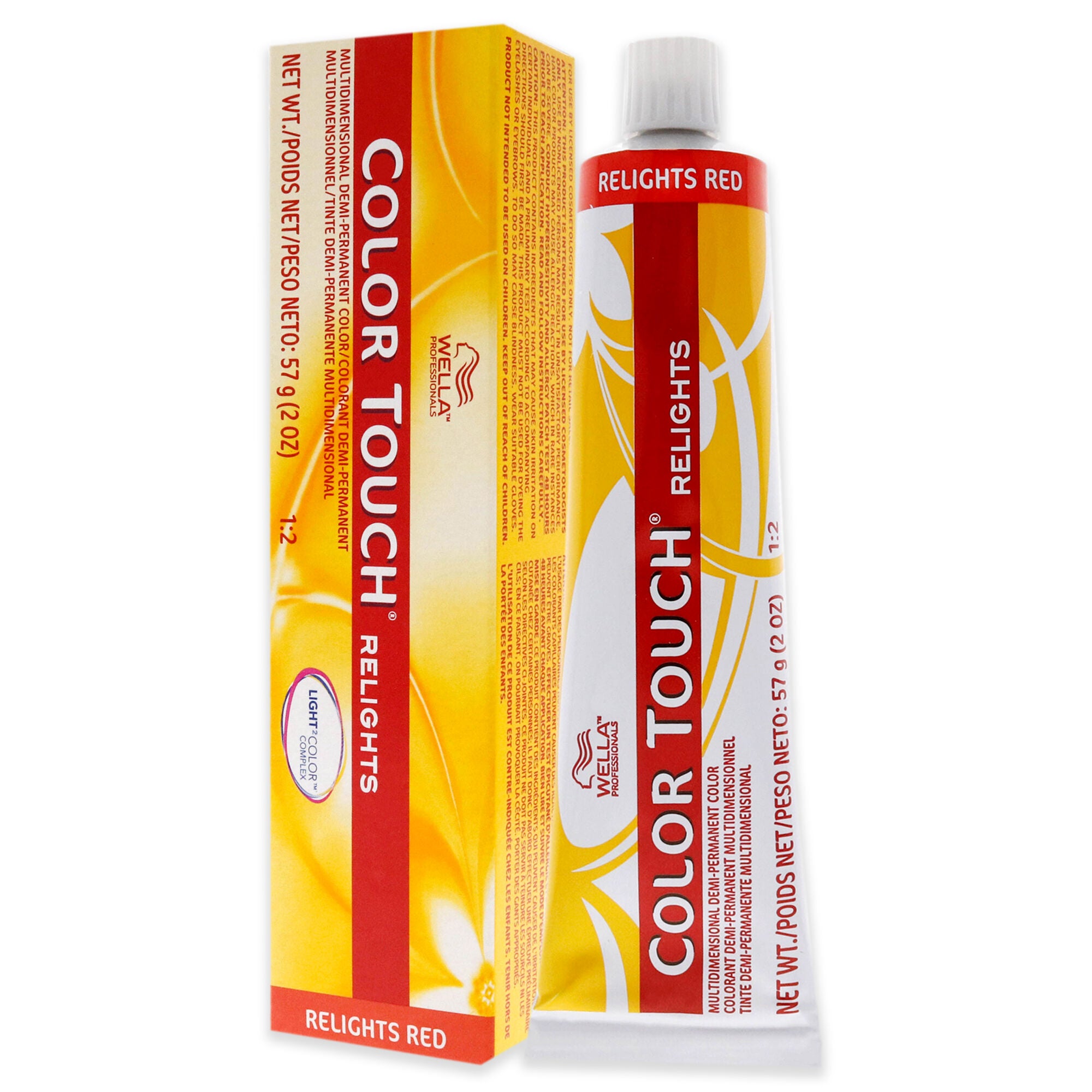 Color Touch Relights Demi-Permanent Color - 47 Red Brown by Wella for Unisex - 2 oz Hair Color, See Description, alternate image number 3