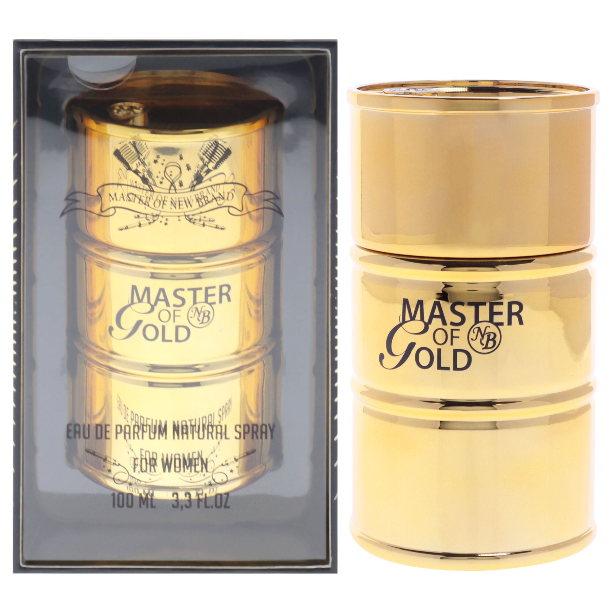 Master of Gold by New Brand for Women - 3.3 oz EDP Spray, See Description, hi-res image number 0