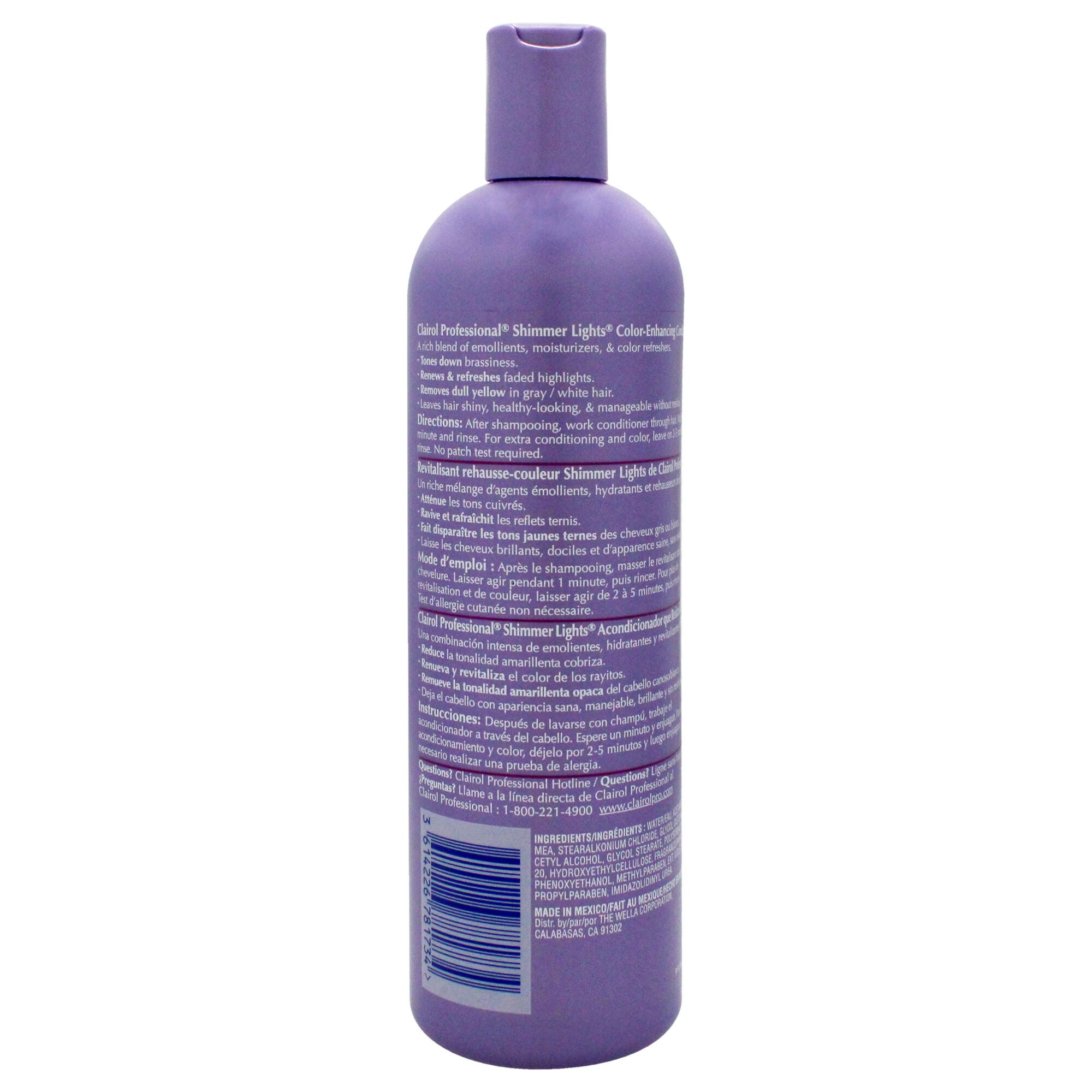 Shimmer Lights Blonde and Silver Conditioner by Clairol for Unisex - 16 oz Conditioner, See Description, alternate image number 1