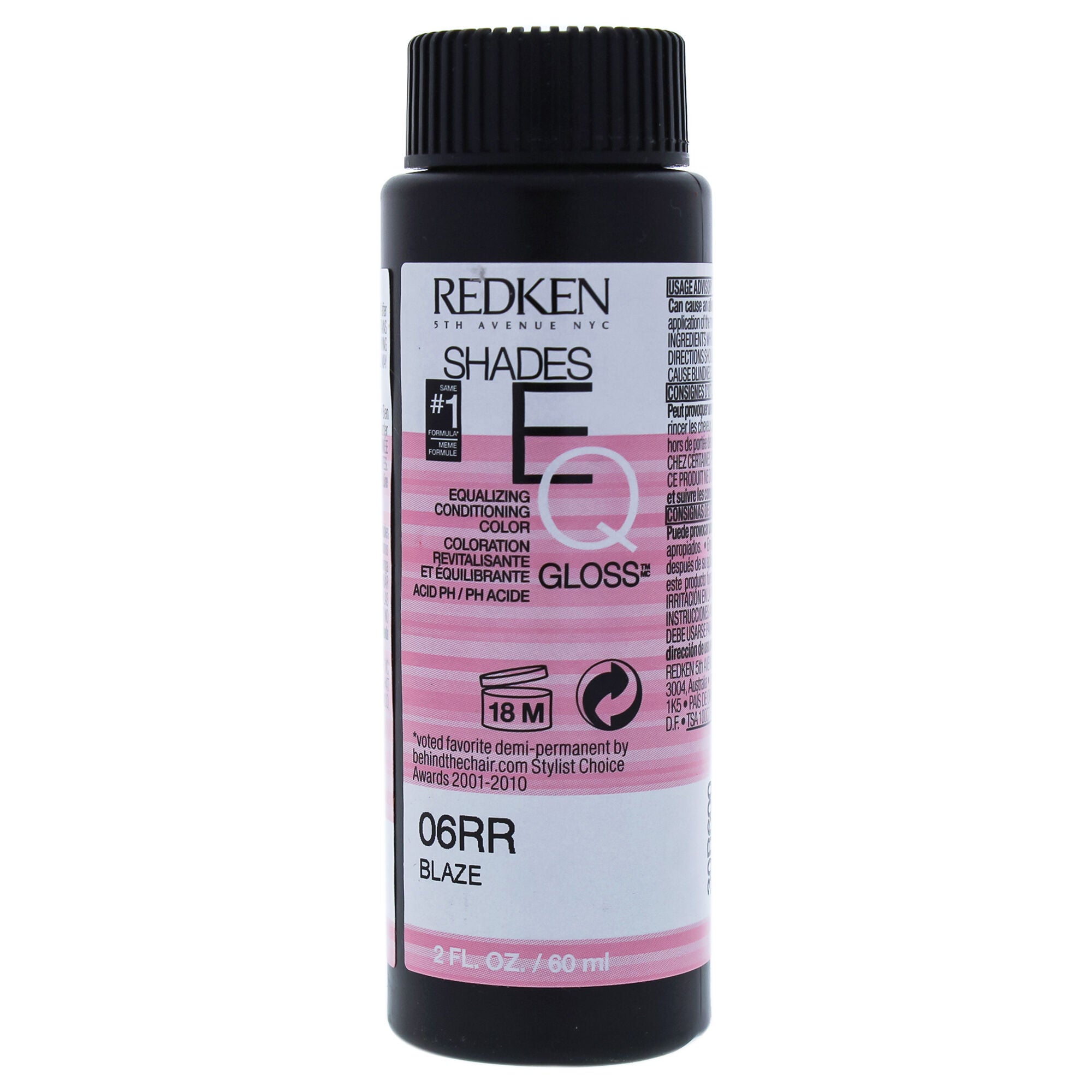 Shades EQ Color Gloss - 06RR Blaze by Redken for Women - 2 oz Hair Color, See Description, alternate image number 1