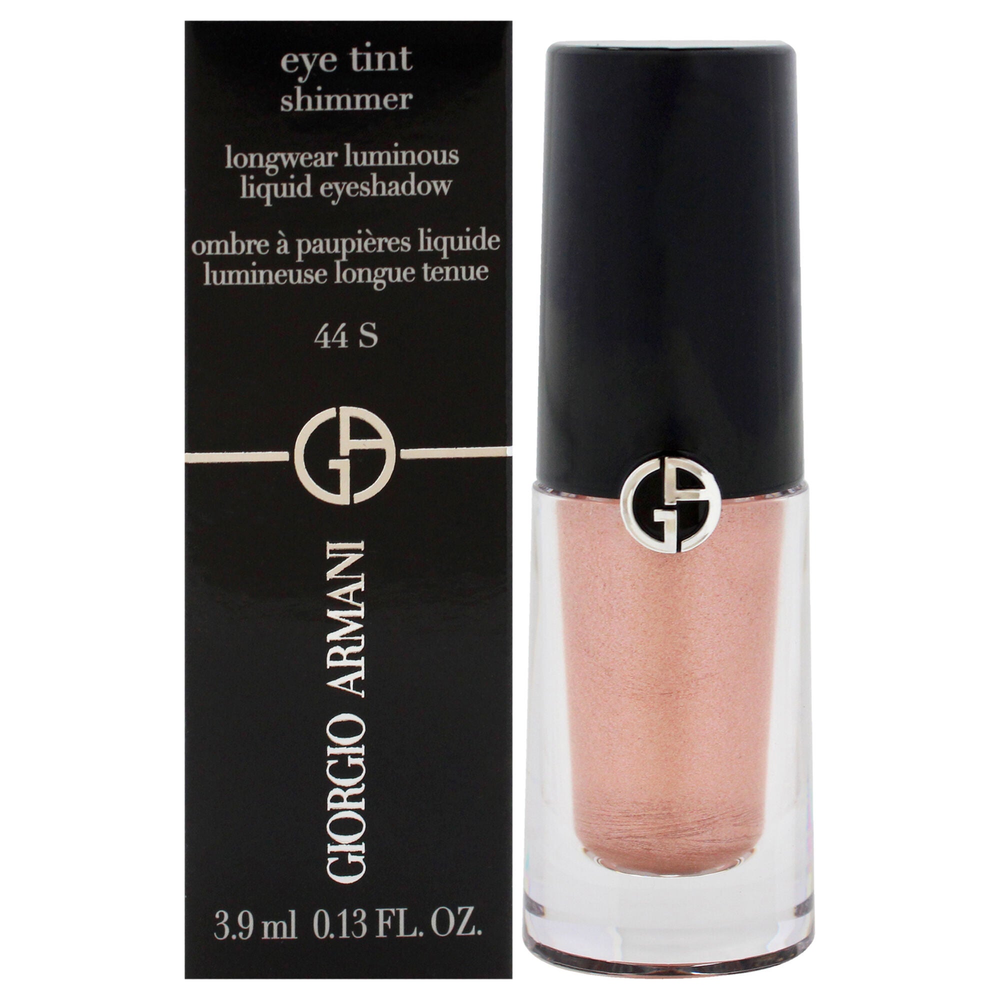 Eye Tint Chrome Liquid Metallic Color - 44 Rose Gold by Giorgio Armani for Women - 0.13 oz Eye Shadow, See Description, hi-res image number 0