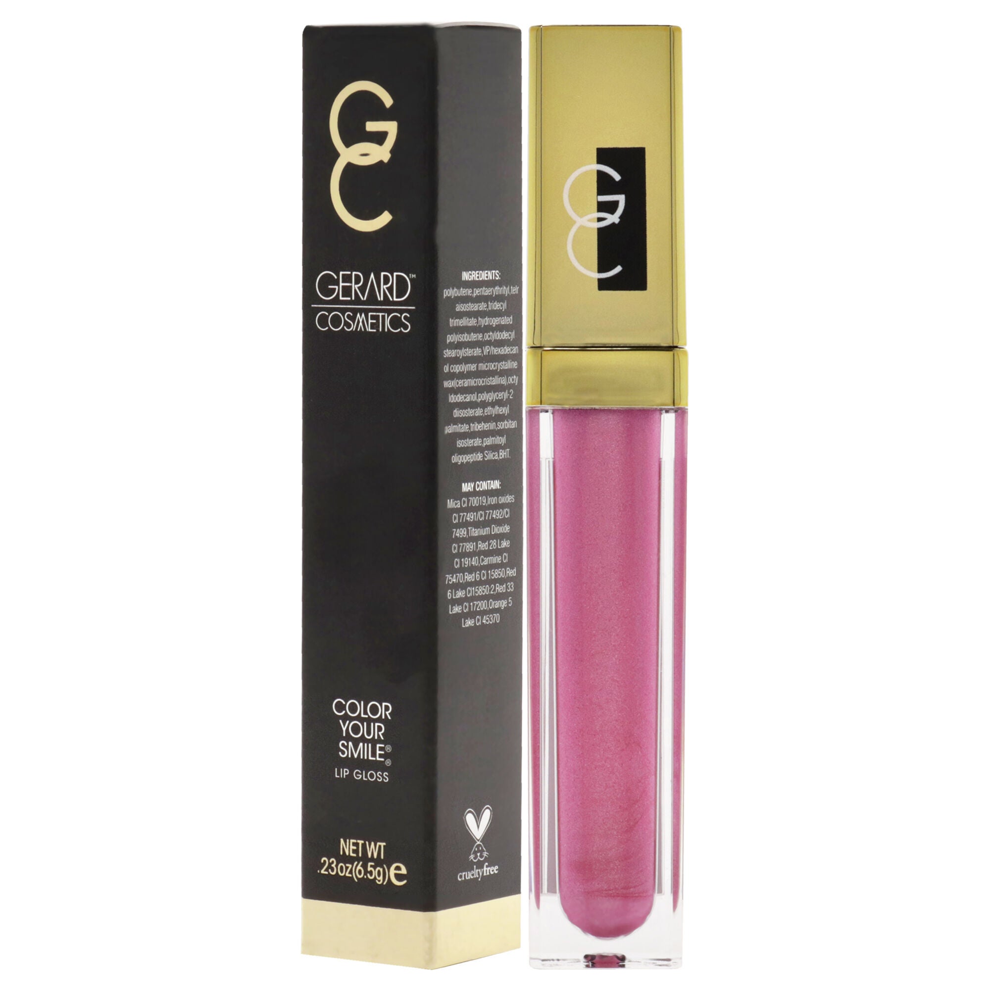 Color your Smile Lighted Lip Gloss - Pink Frosting by Gerard Cosmetic for Women - 0.23 oz Lip Gloss, See Description, alternate image number 3