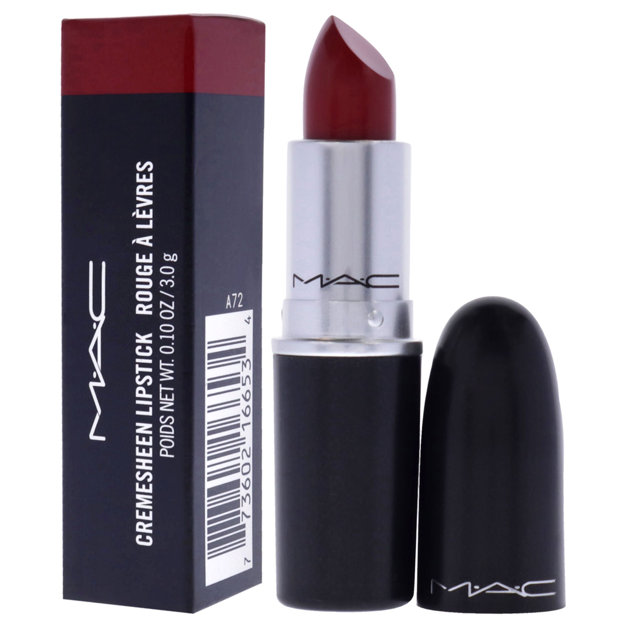 Cremesheen Lipstick - Brave Red by MAC for Women - 0.1 oz Lipstick, , alternate image number 7