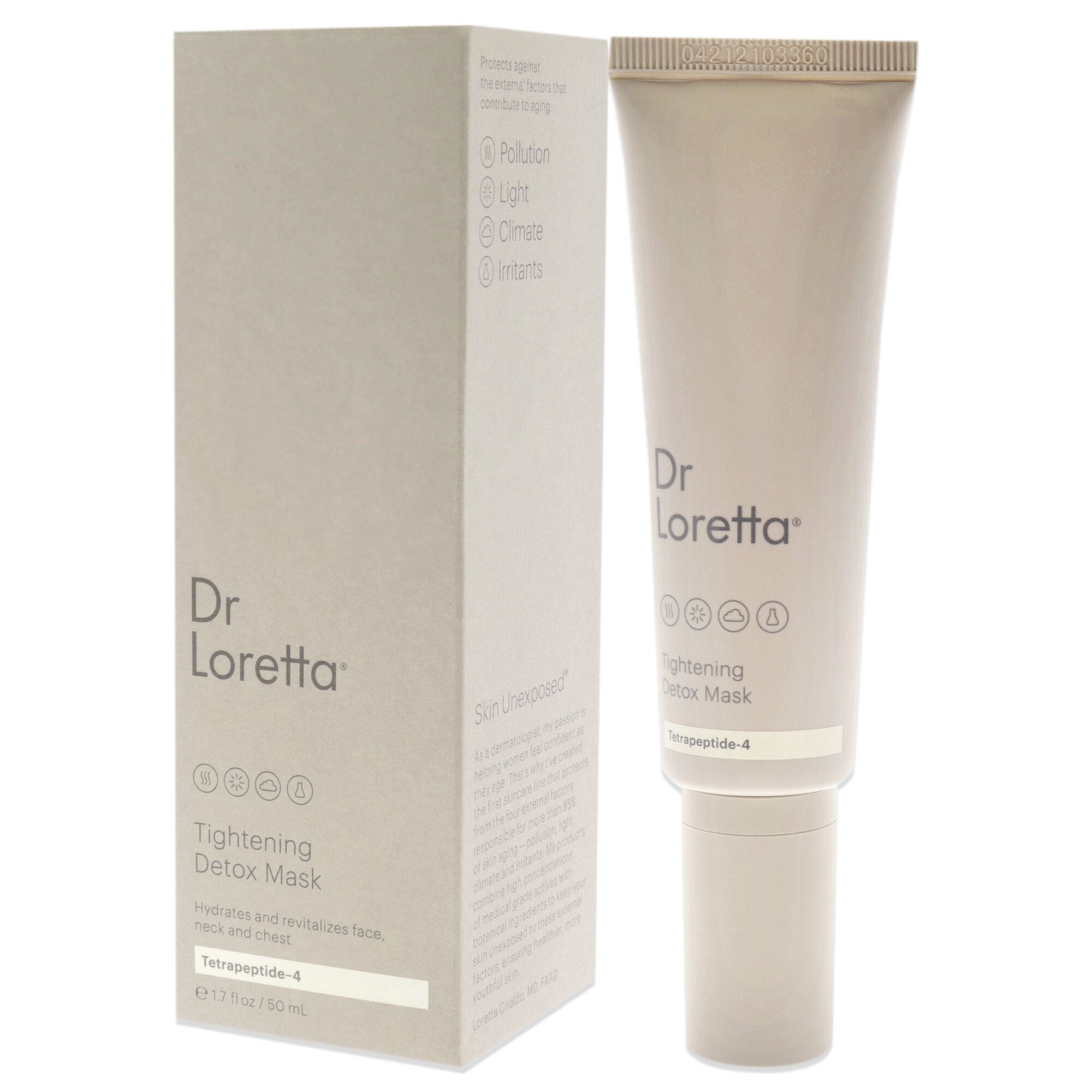 Tightening Detox Mask by Dr. Loretta for Unisex - 1.7 oz Mask, , alternate image number 7