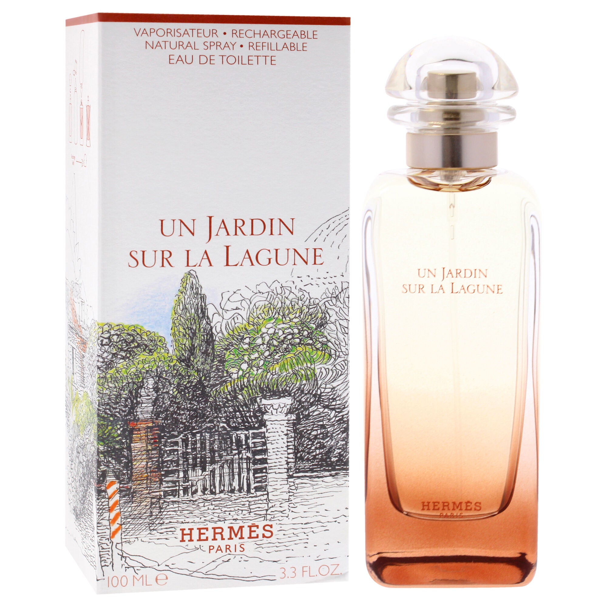 Un Jardin Sur La Lagune by Hermes for Unisex - 3.3 oz EDT Spray, See Description, alternate image number 1