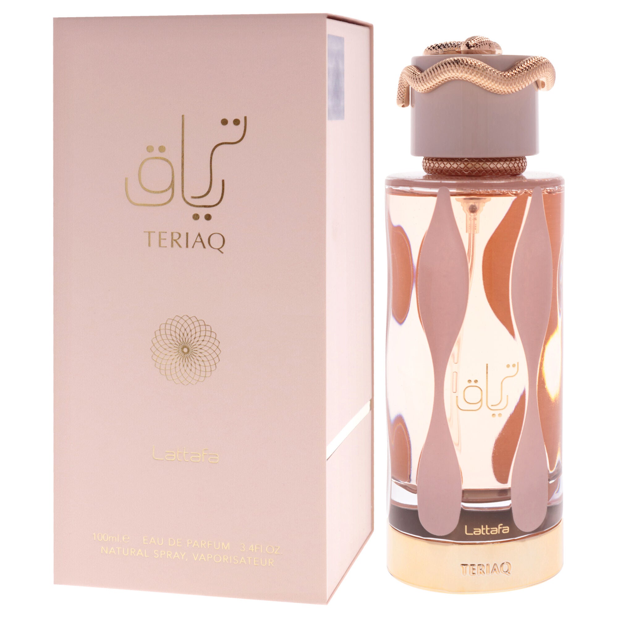 Teriaq by Lattafa for Unisex - 3.4 oz EDP Spray, Clear, alternate image number 3