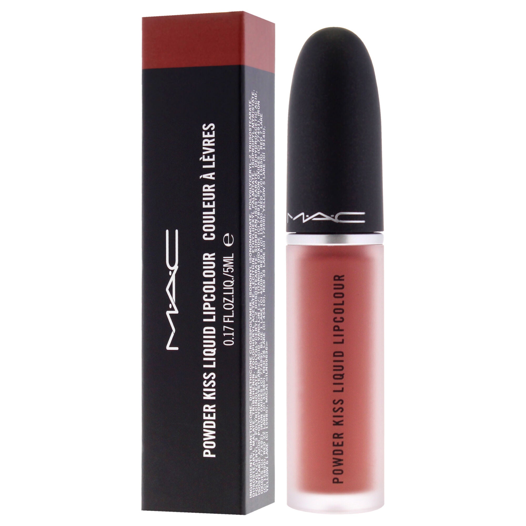 Powder Kiss Liquid Lipcolor - 989 Mull It Over by MAC for Women - 0.17 oz Lipstick, See Description, alternate image number 3