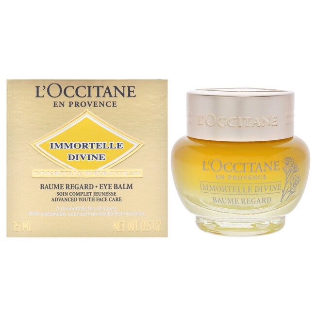 Immortelle Divine Eye Balm by LOccitane for Unisex - 0.5 oz Balm, See Description, hi-res image number 0