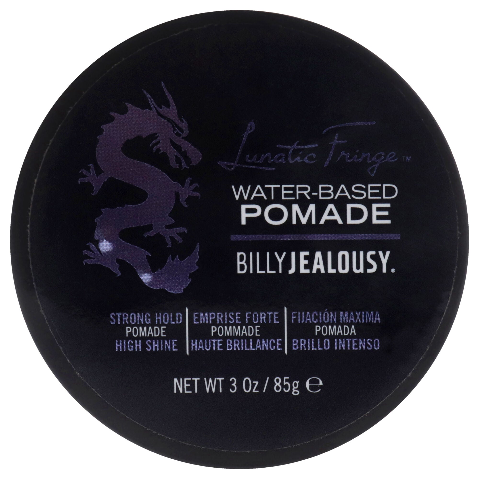 Lunatic Fringe Water-Based Pomade by Billy Jealousy for Men - 3 oz Pomade, See Description, alternate image number 1