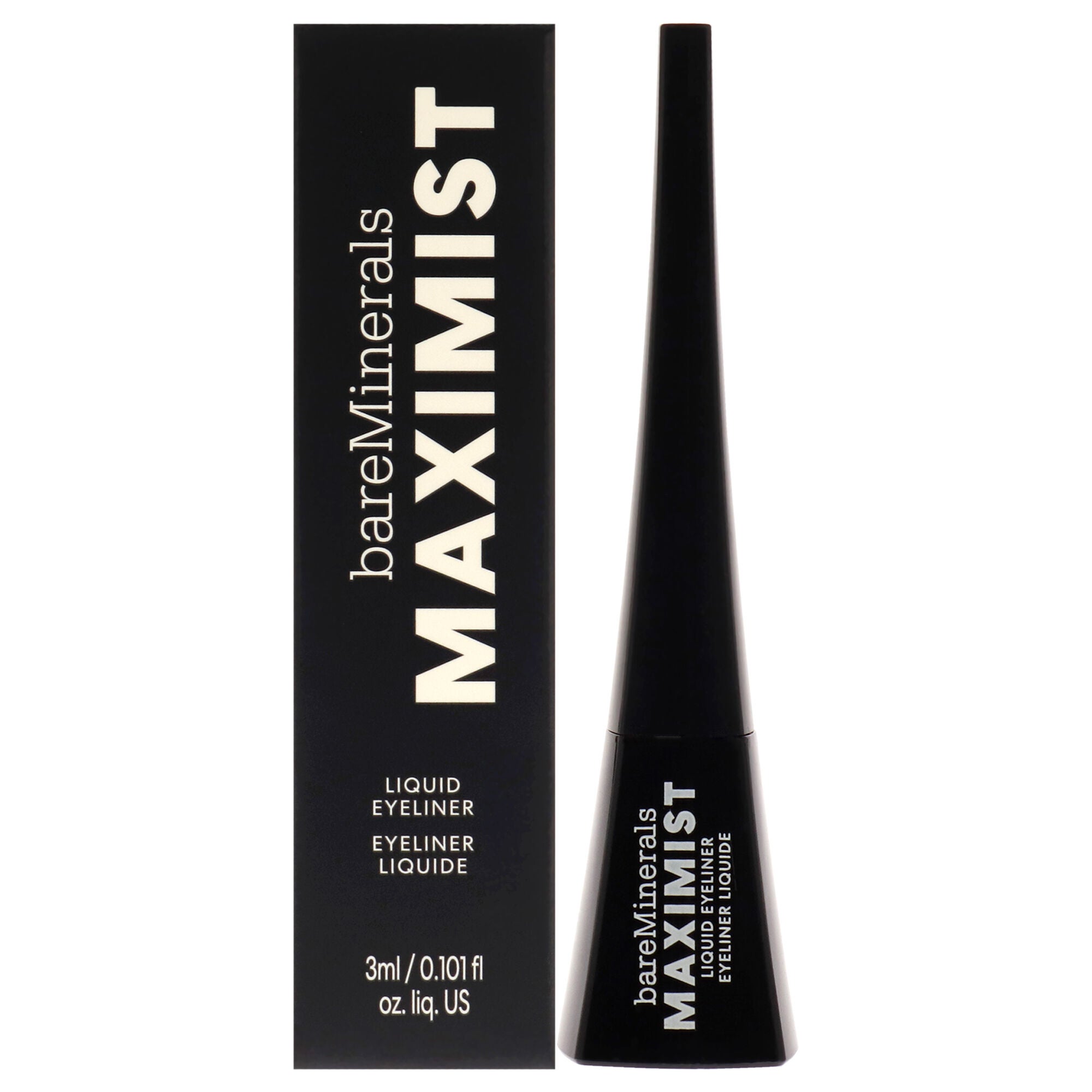 Maximist Liquid Eyeliner by bareMinerals for Women - 0.101 oz Eyeliner, See Description, hi-res image number 0