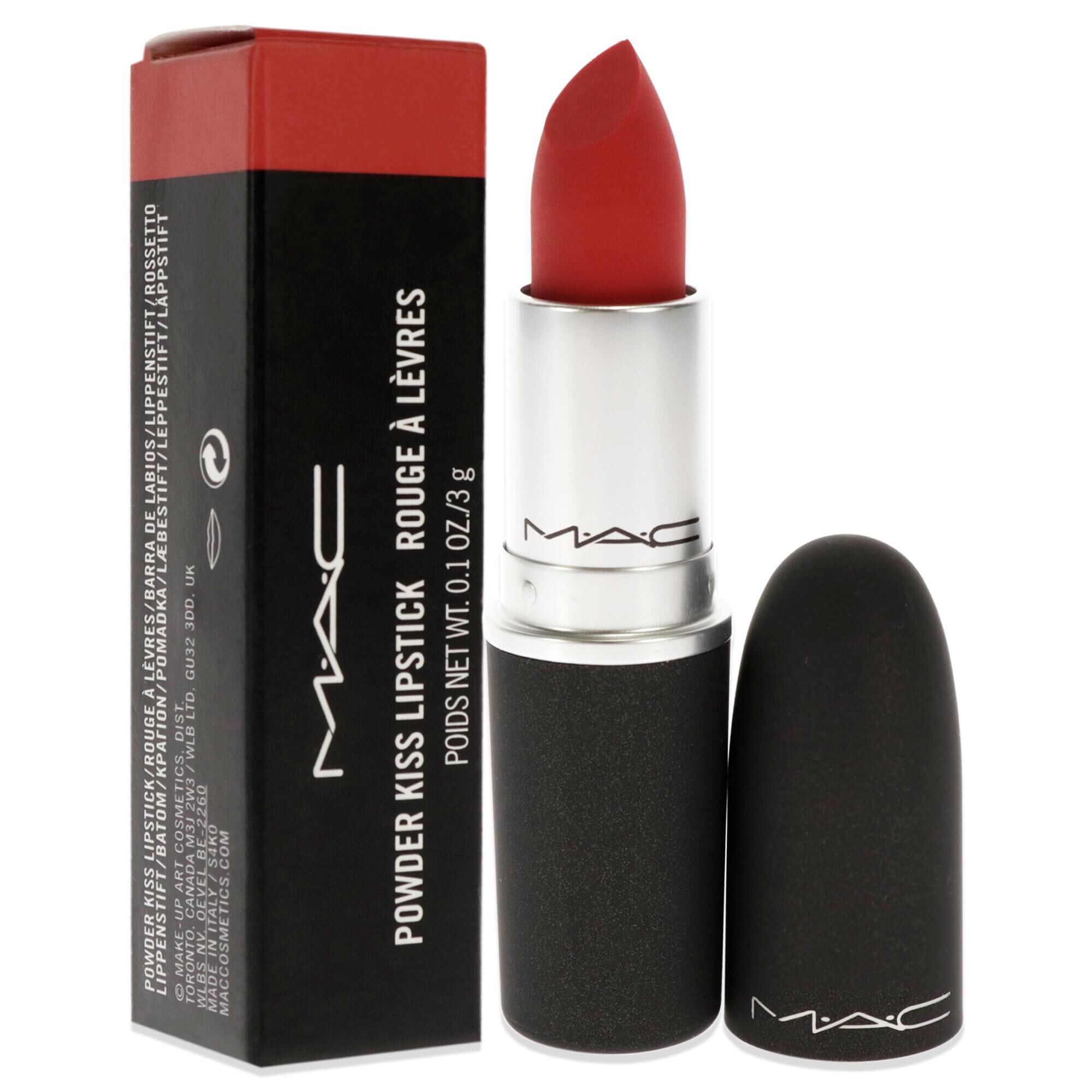 Powder Kiss Lipstick - 915 Lasting Passion by MAC for Women - 0.1 oz Lipstick, , alternate image number 6