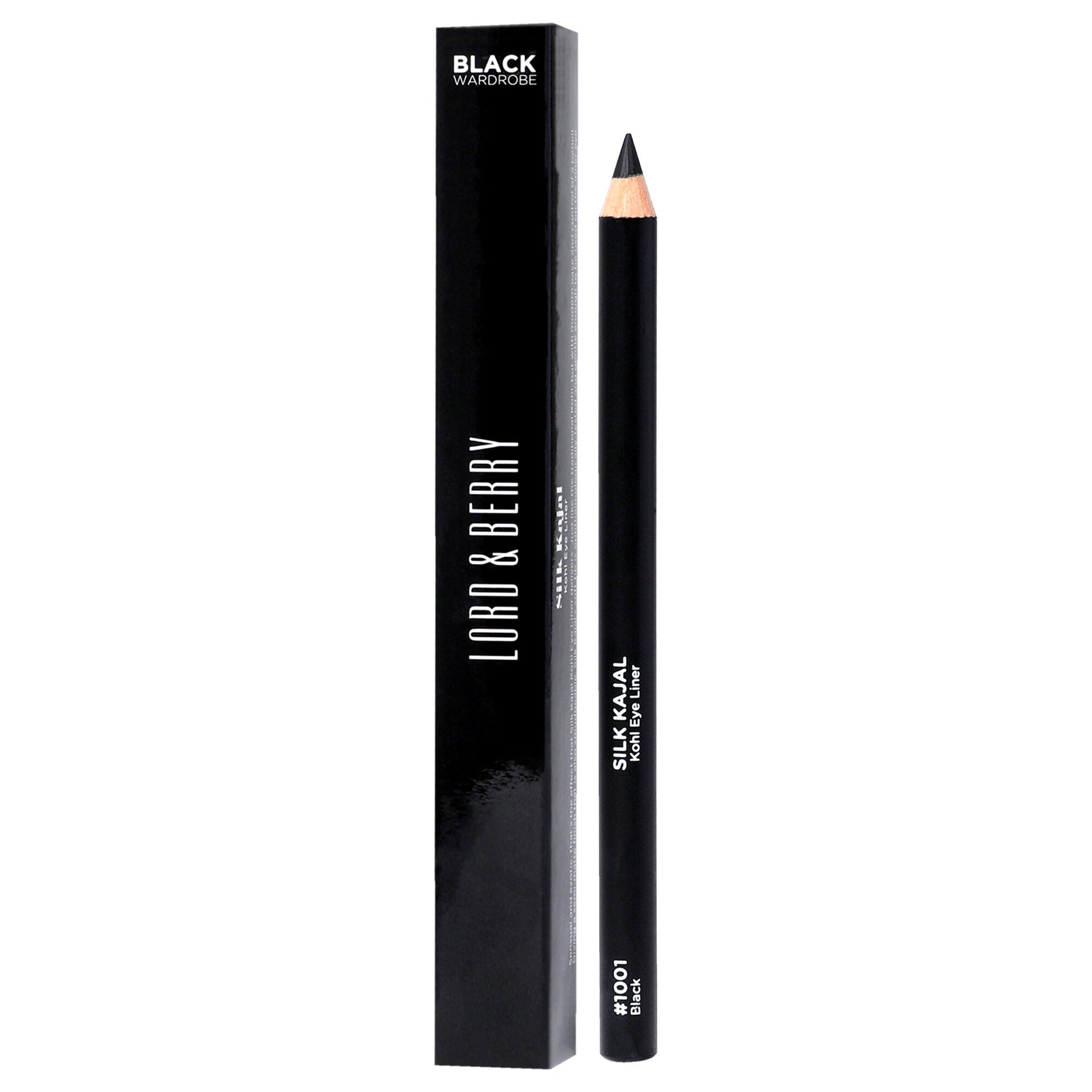 Silk Kajal Kohl Eye Liner - 1001 Black by Lord and Berry for Women - 0.038 oz Eyeliner, See Description, alternate image number 2