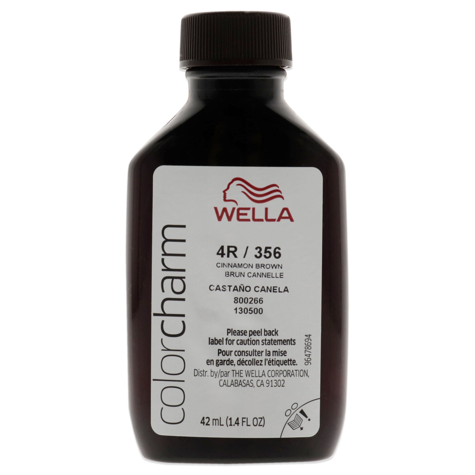 Color Charm Permanent Liquid Haircolor - 356 4R Cinnamon Brown by Wella for Unisex - 1.4 oz Hair Color, See Description, alternate image number 4