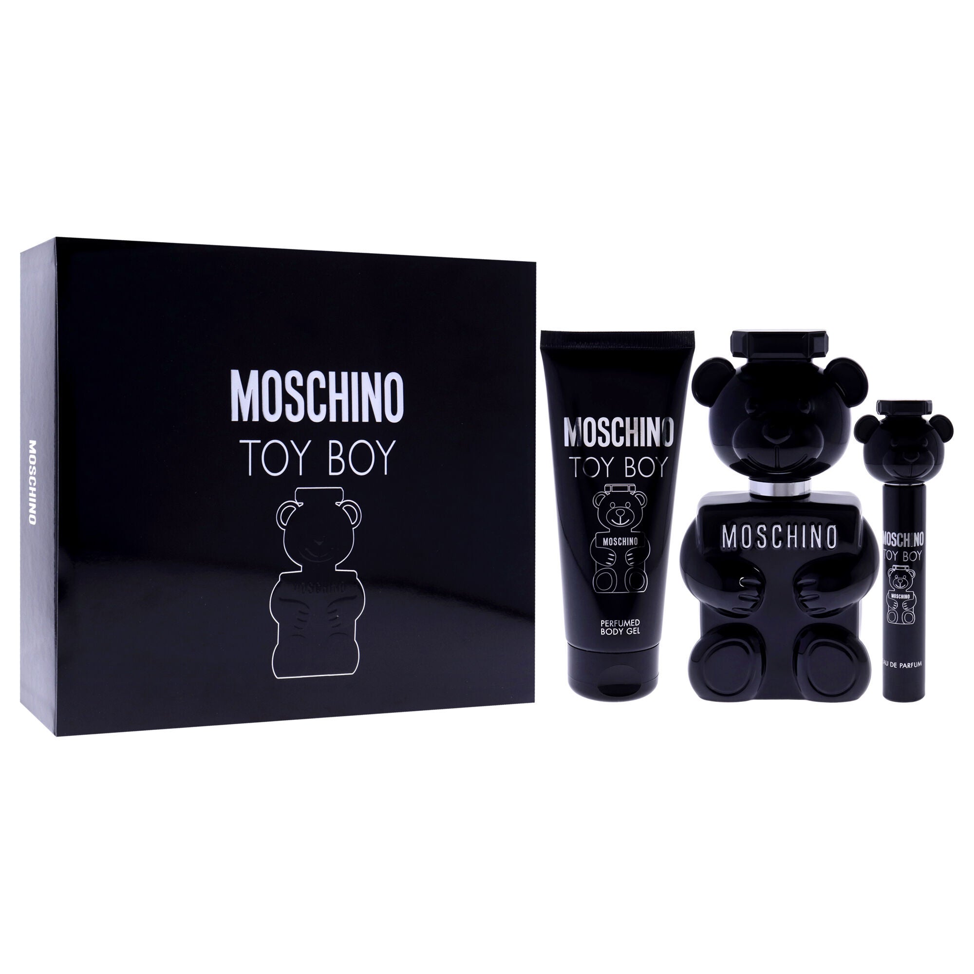 Moschino Toy Boy by Moschino for Men - 3 Pc Gift Set 3.4oz EDP Spray, 0.34oz EDP Spray, 3.4oz Body Gel, See Description, alternate image number 1