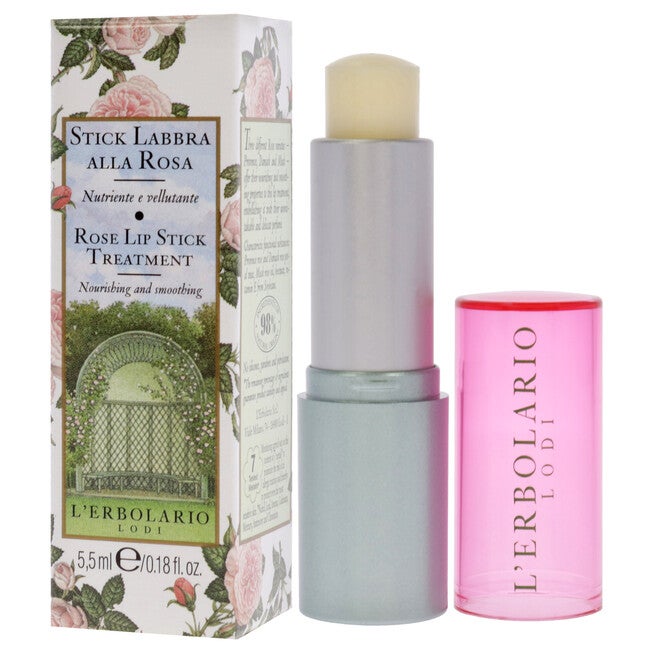 Lip Stick Treatment - Rose by LErbolario for Unisex - 0.18 oz Lip Treatment, NA, alternate image number null