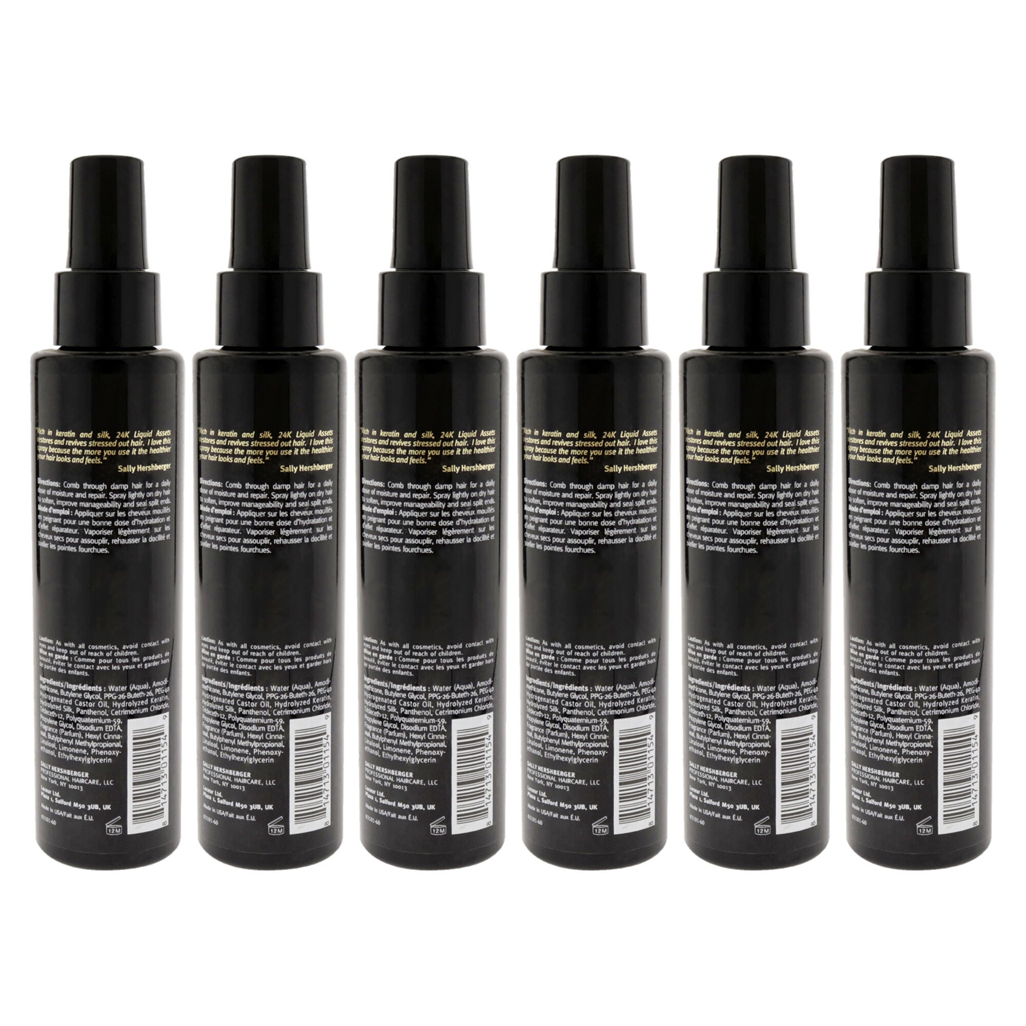 24K Liquid Assets Daily Remedy Conditioning by Sally Hershberger for Unisex - 5 oz Conditioner - Pack of 6, See Description, alternate image number 1