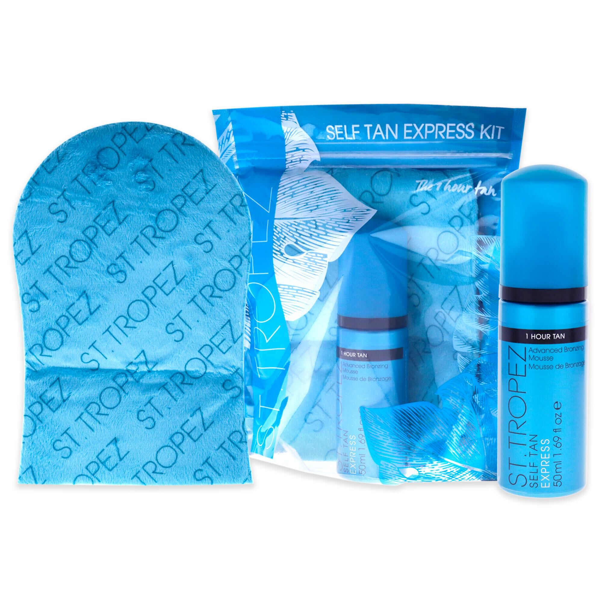 Self Tan Express Kit by St. Tropez for Unisex - 2 Pc 1.69oz Advance Bronzing Mousse, Velvet Luxe Applicator Mitt, , alternate image number 8