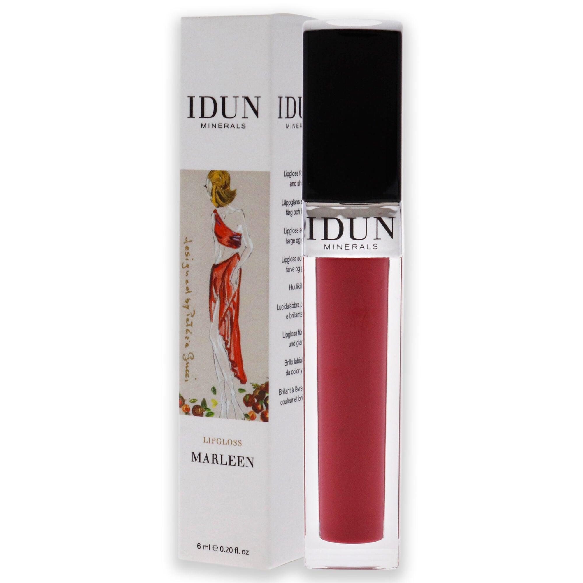 Lipgloss - 007 Marleen by Idun Minerals for Women - 0.2 oz Lip Gloss, See Description, alternate image number 3