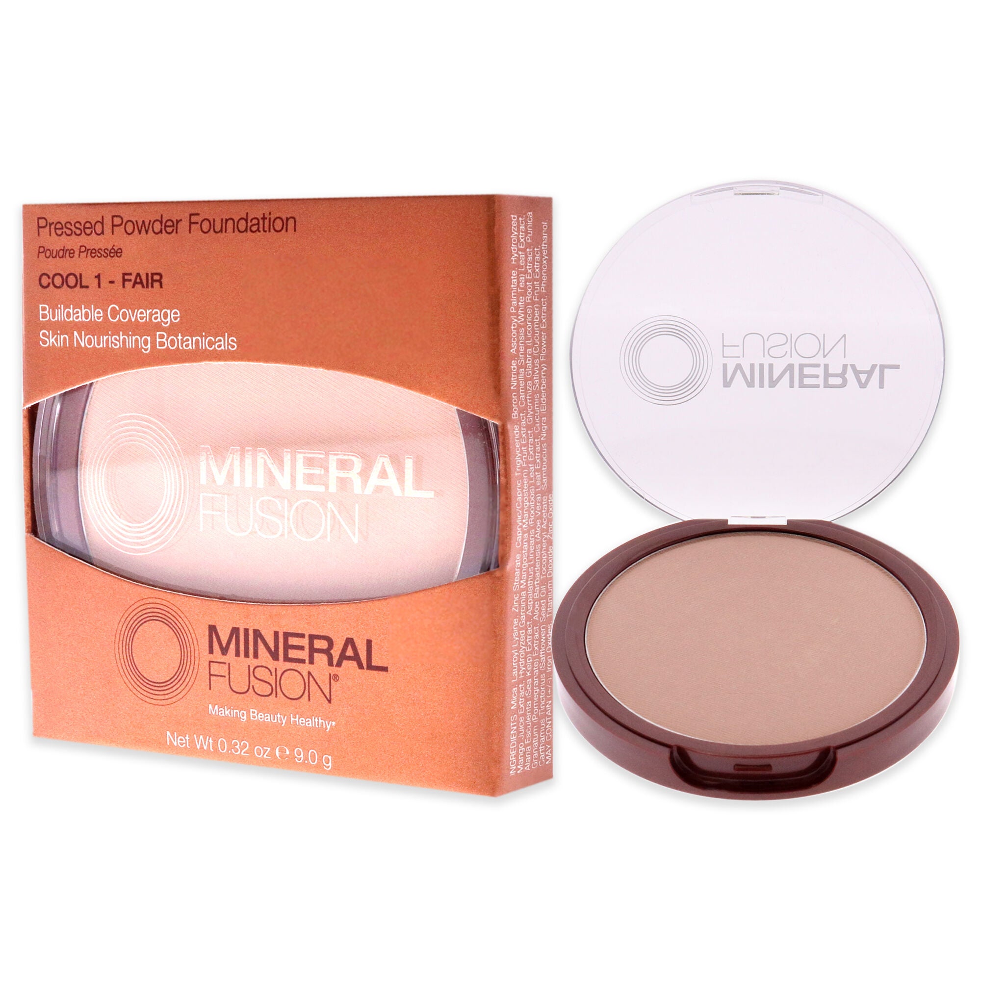 Pressed Powder Foundation - 01 Cool by Mineral Fusion for Women - 0.32 oz Foundation, See Description, alternate image number 3