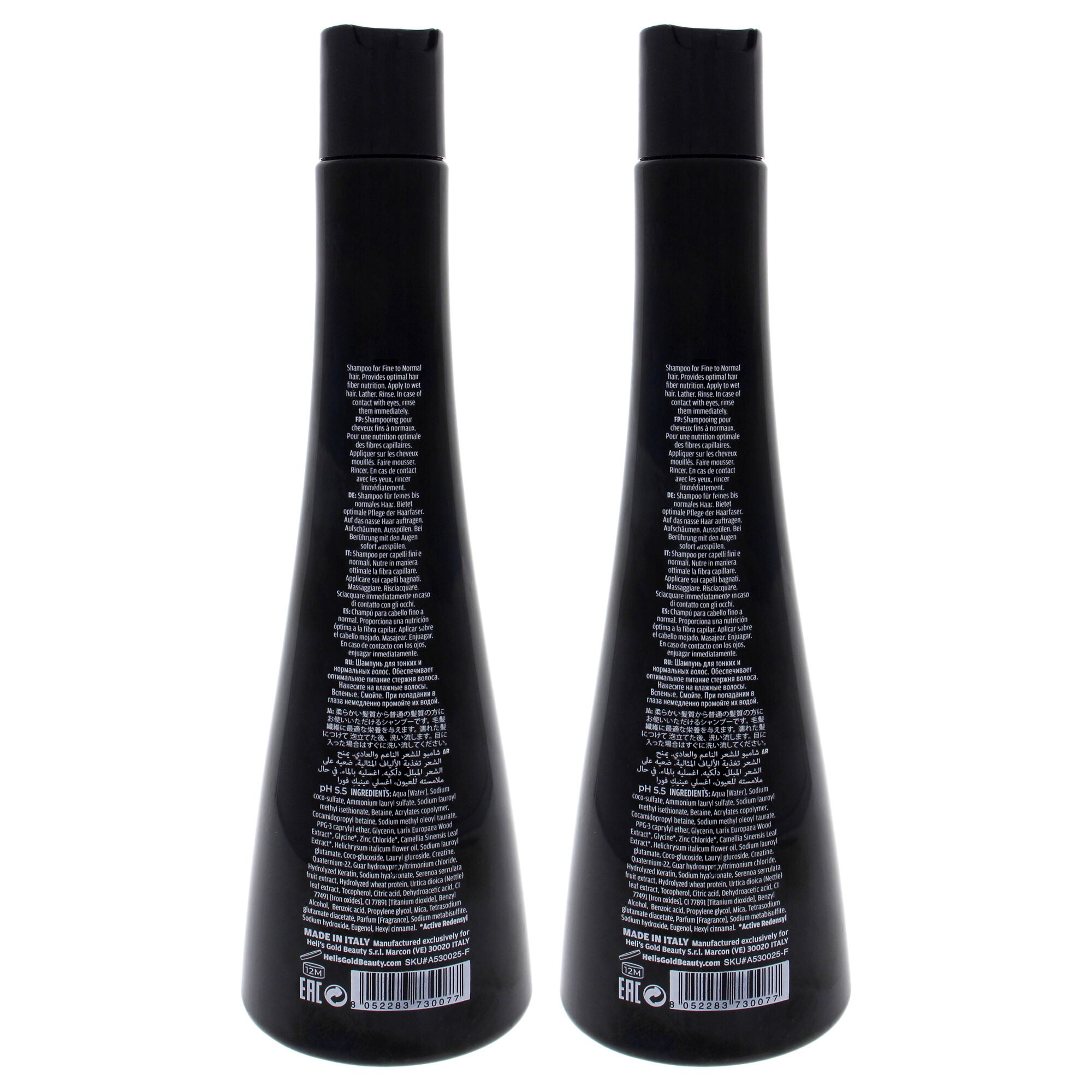 Volumize Shampoo by Helis Gold for Unisex - 10.1 oz Shampoo - Pack of 3, See Description, alternate image number 1