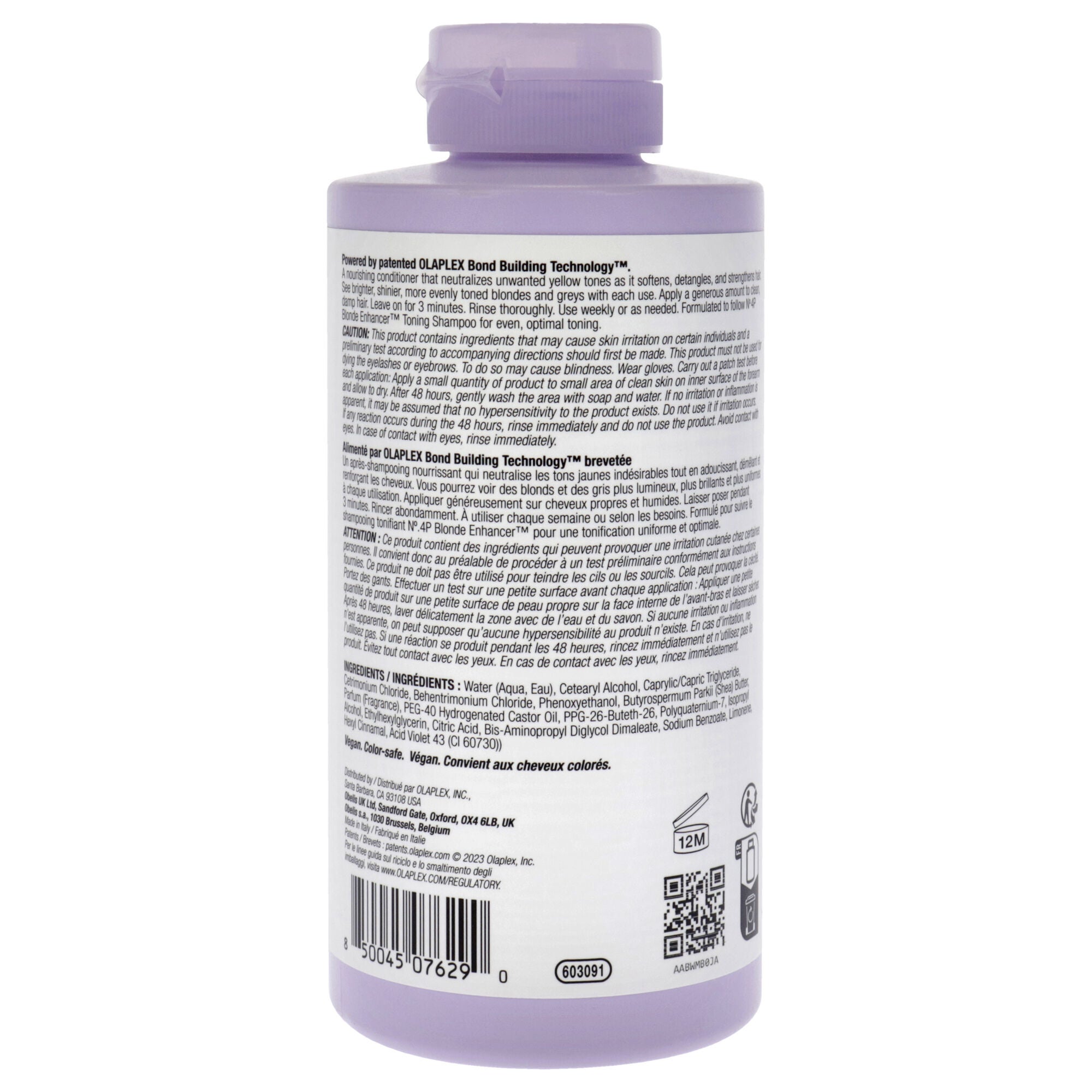 No 5P Blonde Enhacer Toning Conditioner by Olaplex for Unisex - 8.5 oz Conditioner, See Description, alternate image number 1