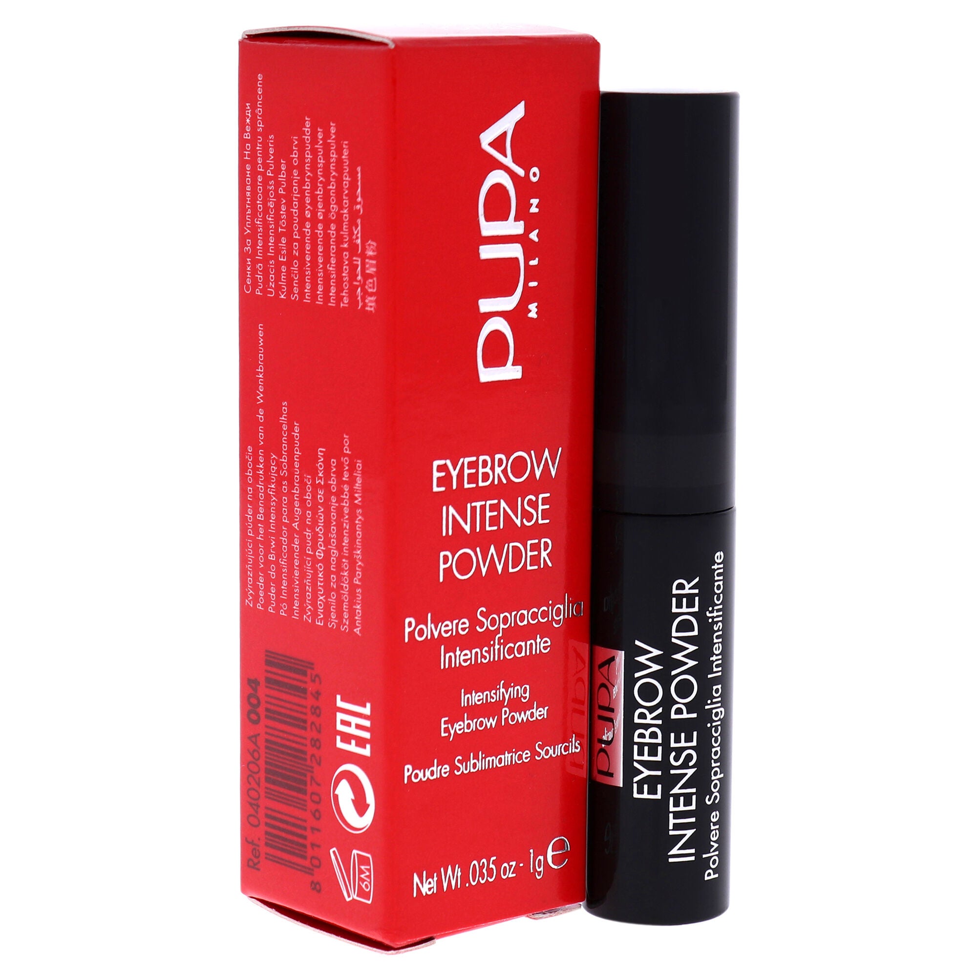 Eyebrow Intense Powder - 004 Extra Dark by Pupa Milano for Women - 0.035 oz Eyebrow, , alternate image number 6