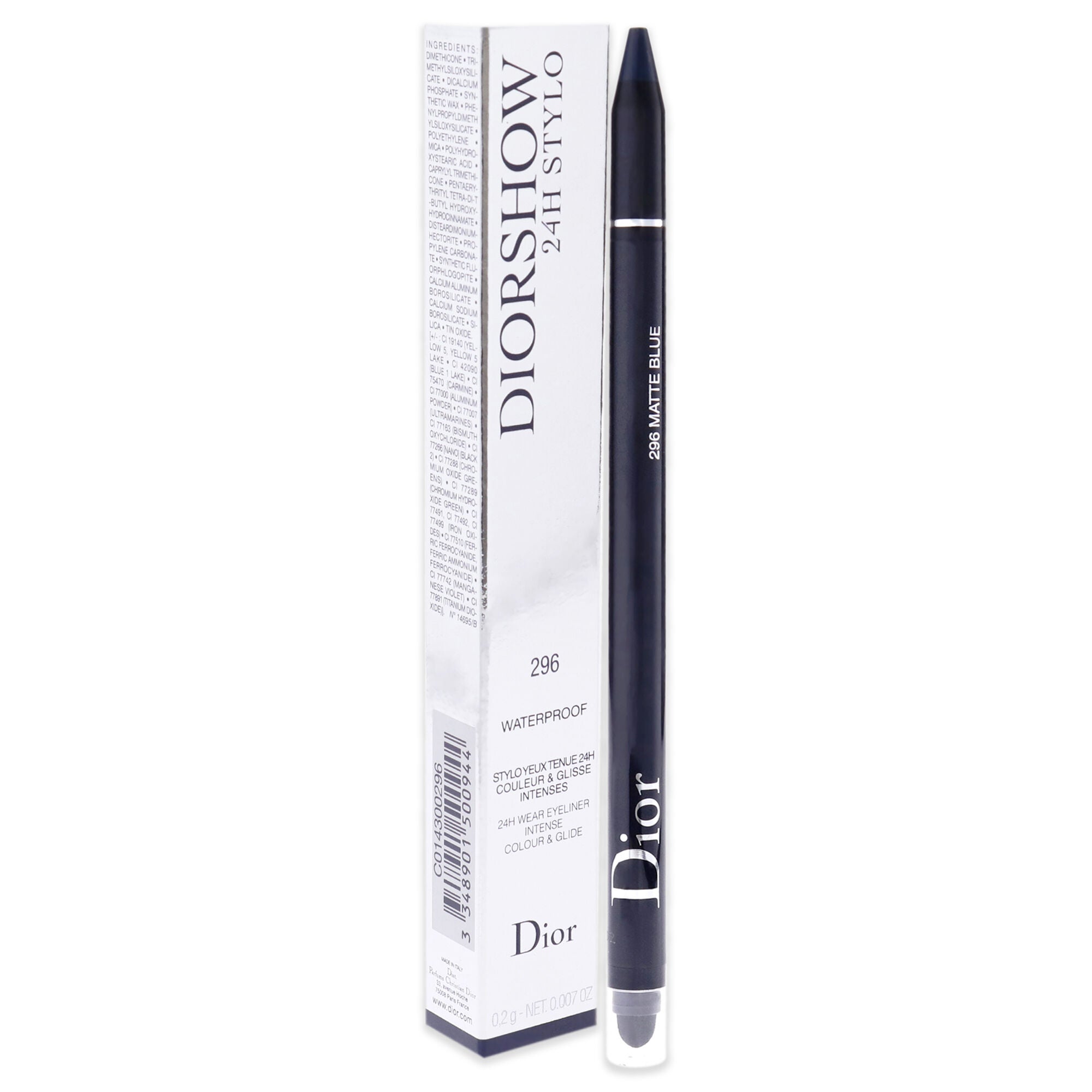 Diorshow 24H Stylo Waterproof Eyeliner - 296 Matte Blue by Christian Dior for Women - 0.007 oz Eyeliner, , alternate image number 6